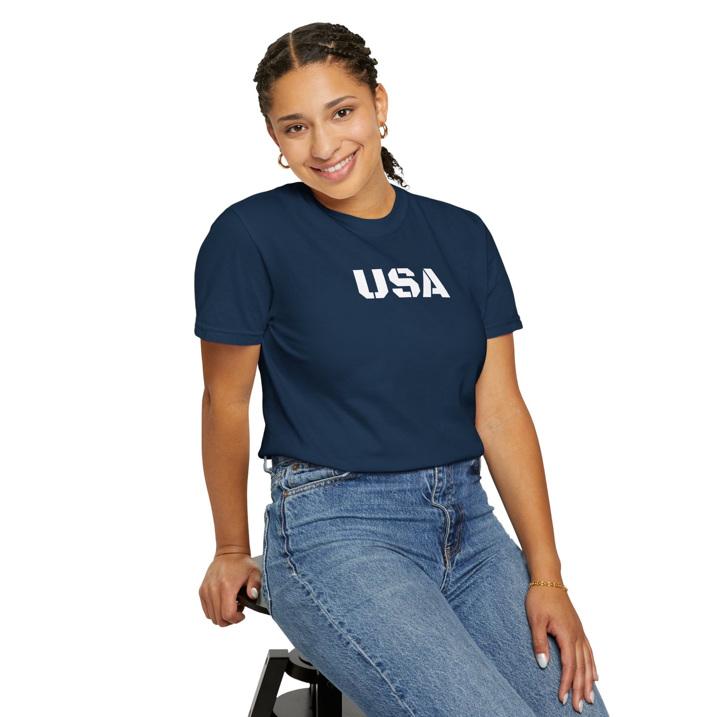 USA Vintage Unisex T-Shirt, Soft Cotton Tee, Casual Wear, Gifts for Her & Him, Summer Essentials, Independence Day Apparel