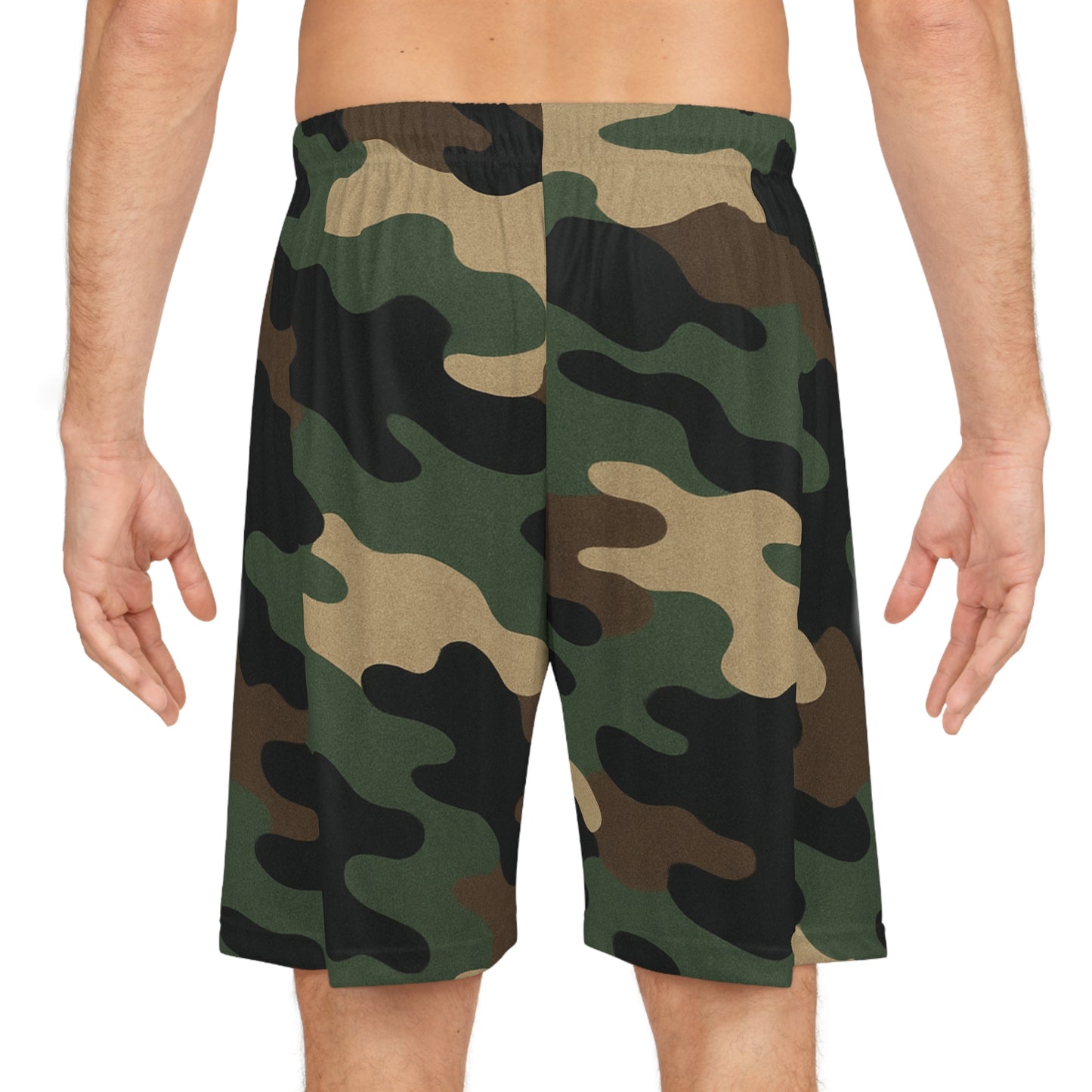 Camo Basketball Shorts, Trendy Athletic Wear, Summer Sports Gear, Gift for Gym Lovers, Stylish Workout Shorts