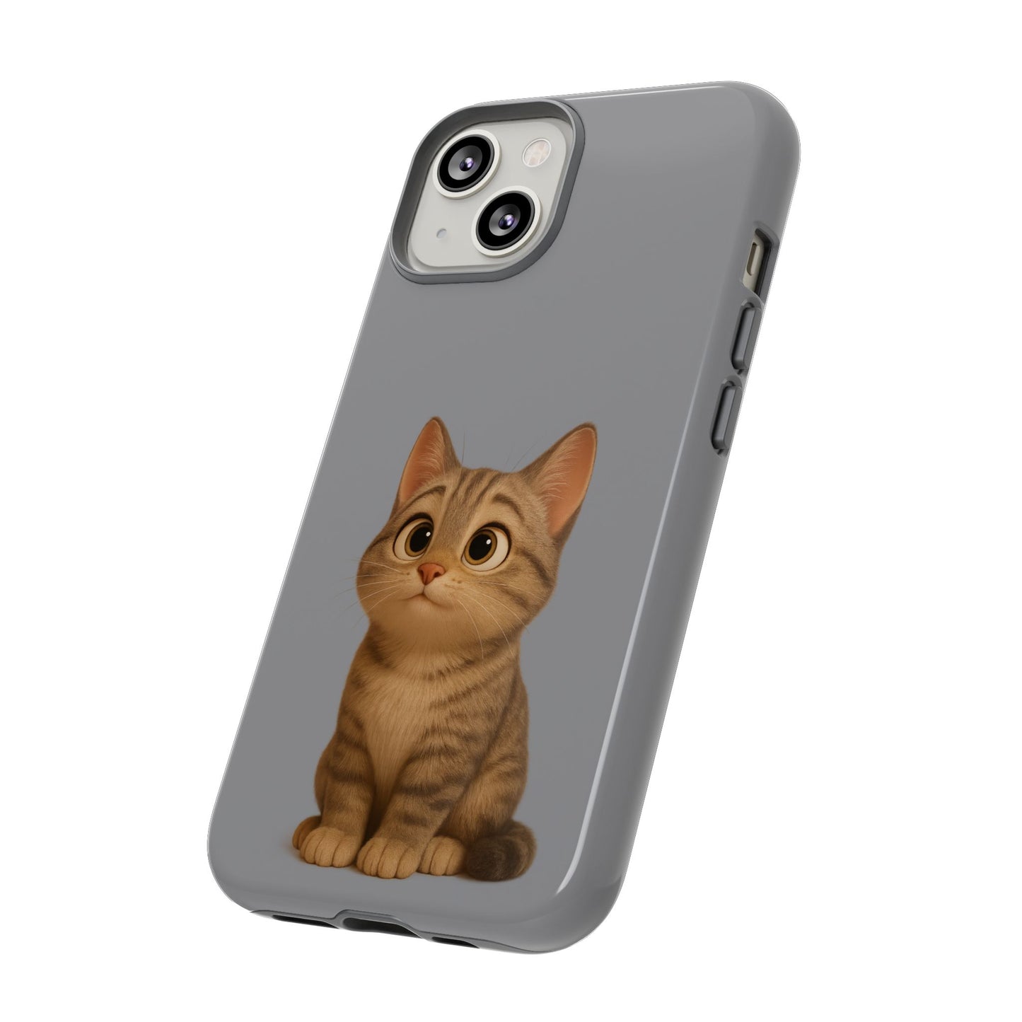 Cute Cat Phone Case, Kawaii Pet Accessory, Gift for Cat Lovers, Animal Phone Cover for Kids, Unique Kitty Design, Birthdays, Holidays