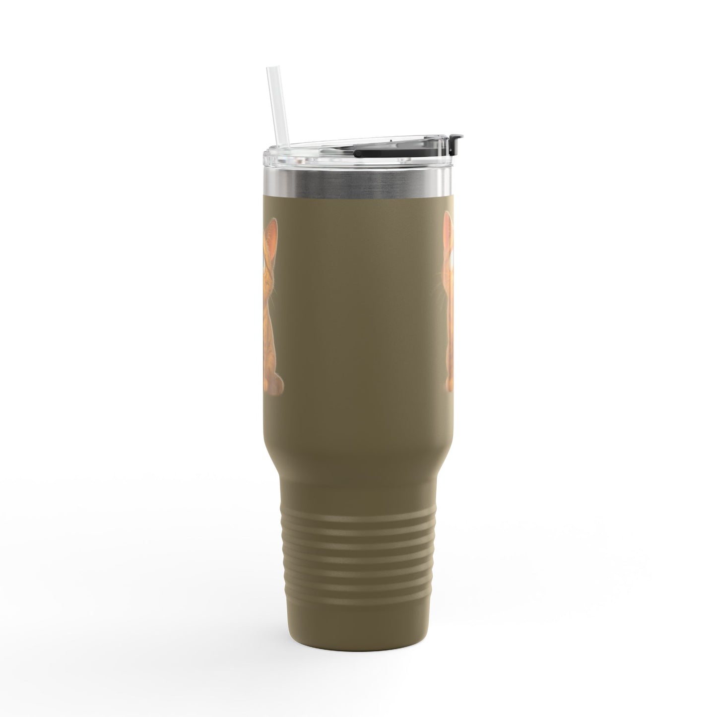 Cute Cat Insulated Travel Mug, 40oz - Perfect for Pet Lovers, Gifts for Cat Owners, Travel Accessories, Cute Drinkware, Animal Lovers