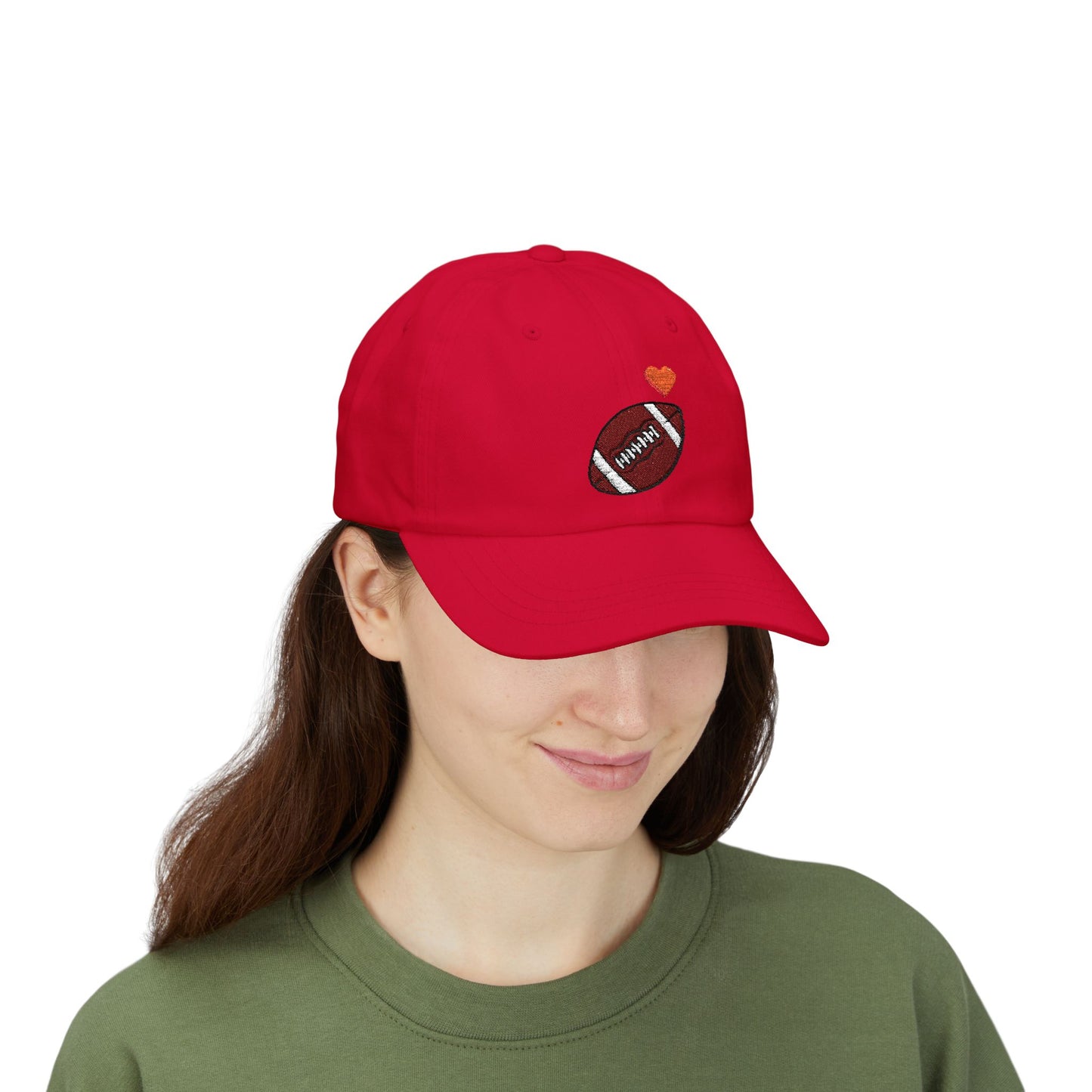 Cute Football Dad Cap, Father's Day Gift, Casual Style Hat, Sports Lover Accessory, Gift for Dad, Outdoor Activities