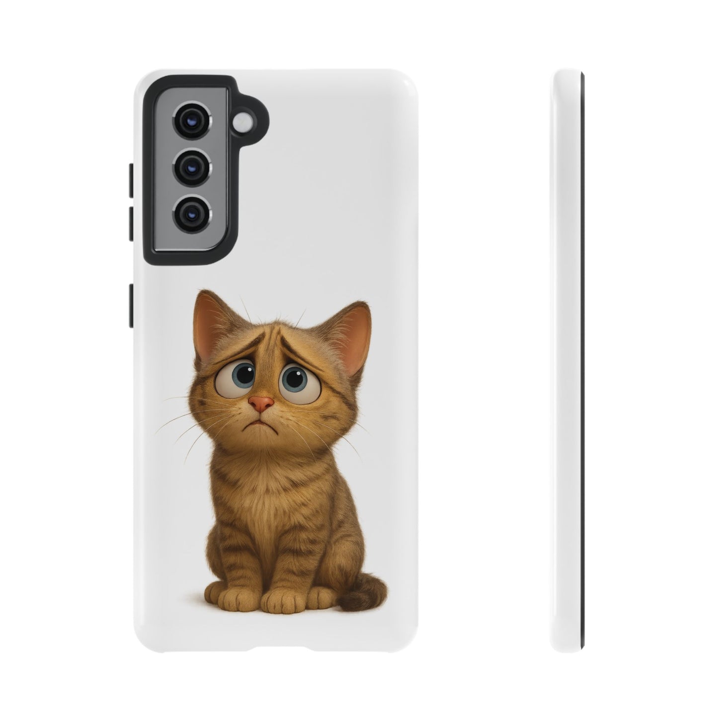 Cute Cat Phone Case, Funny Kitty Case, Animal Lover Gift, Cat Lover Accessory, Unique Cat Design Case, Pet Mom Gift