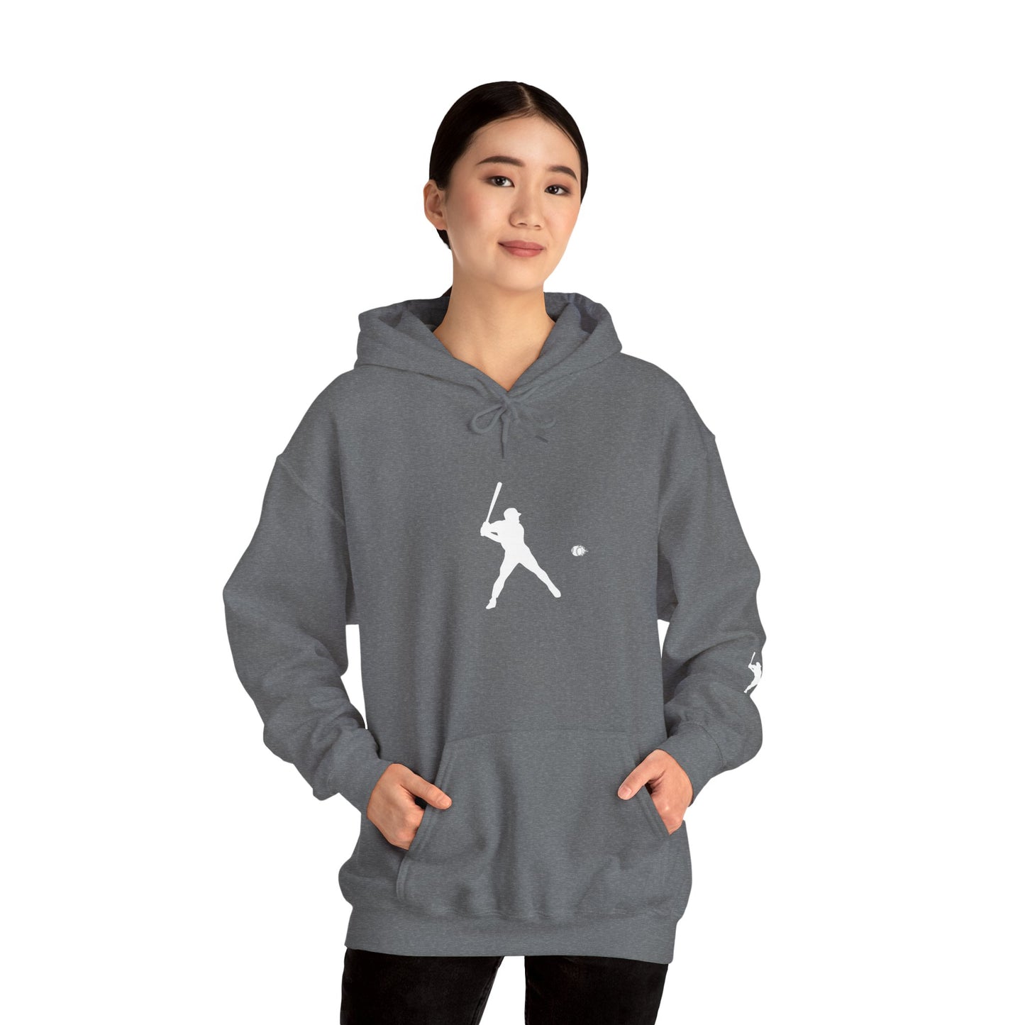 Sporty Unisex Baseball Hooded Sweatshirt, Casual Hoodie for Athletes, Perfect for Gifts, Comfy Streetwear, Ideal for Sports Events, Personal Use
