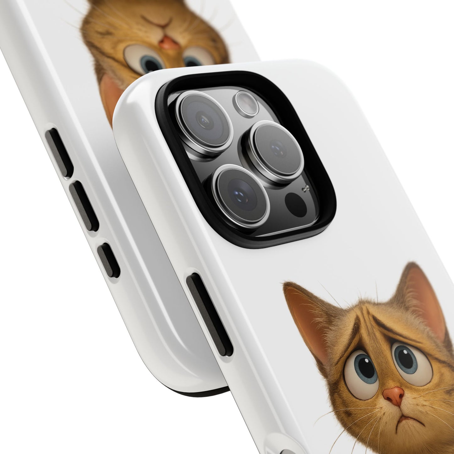 Cute Cat Phone Case, Funny Kitty Case, Animal Lover Gift, Cat Lover Accessory, Unique Cat Design Case, Pet Mom Gift