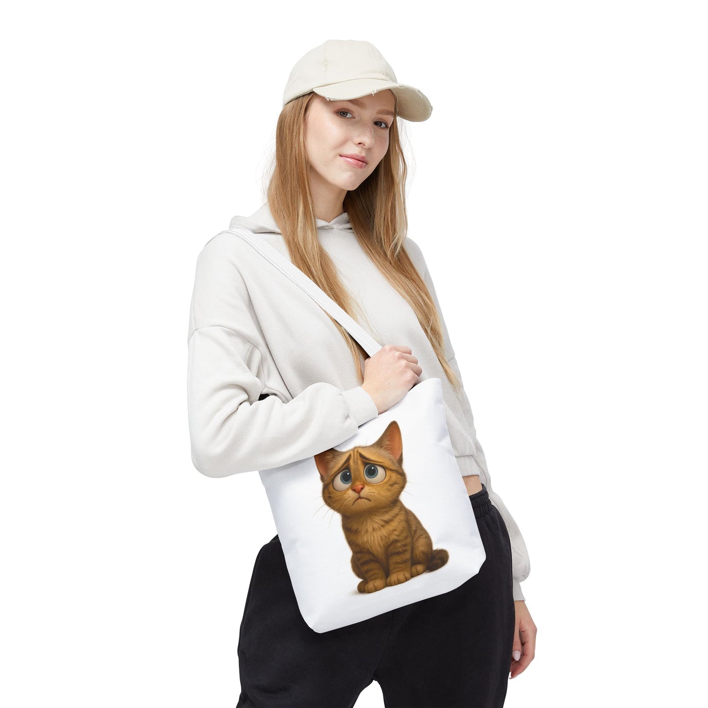 Cute Cat Tote Bag, Animal Lover Gift, Shopping Tote, Reusable Bag, Cute Merchandise, Eco-Friendly Gift