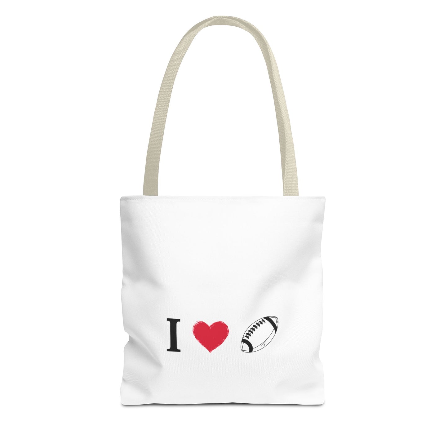 Football Lover's Tote Bag - Perfect for Game Day, Sports Events, Gifts for Fans, Eco-Friendly Carryall, Personal Use, Travel Bag