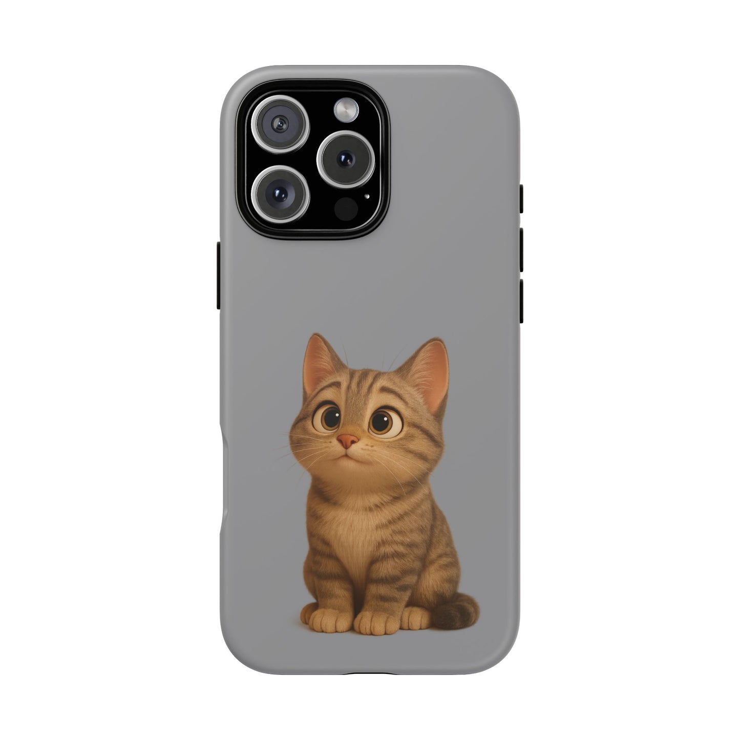 Cute Cat Phone Case, Kawaii Pet Accessory, Gift for Cat Lovers, Animal Phone Cover for Kids, Unique Kitty Design, Birthdays, Holidays