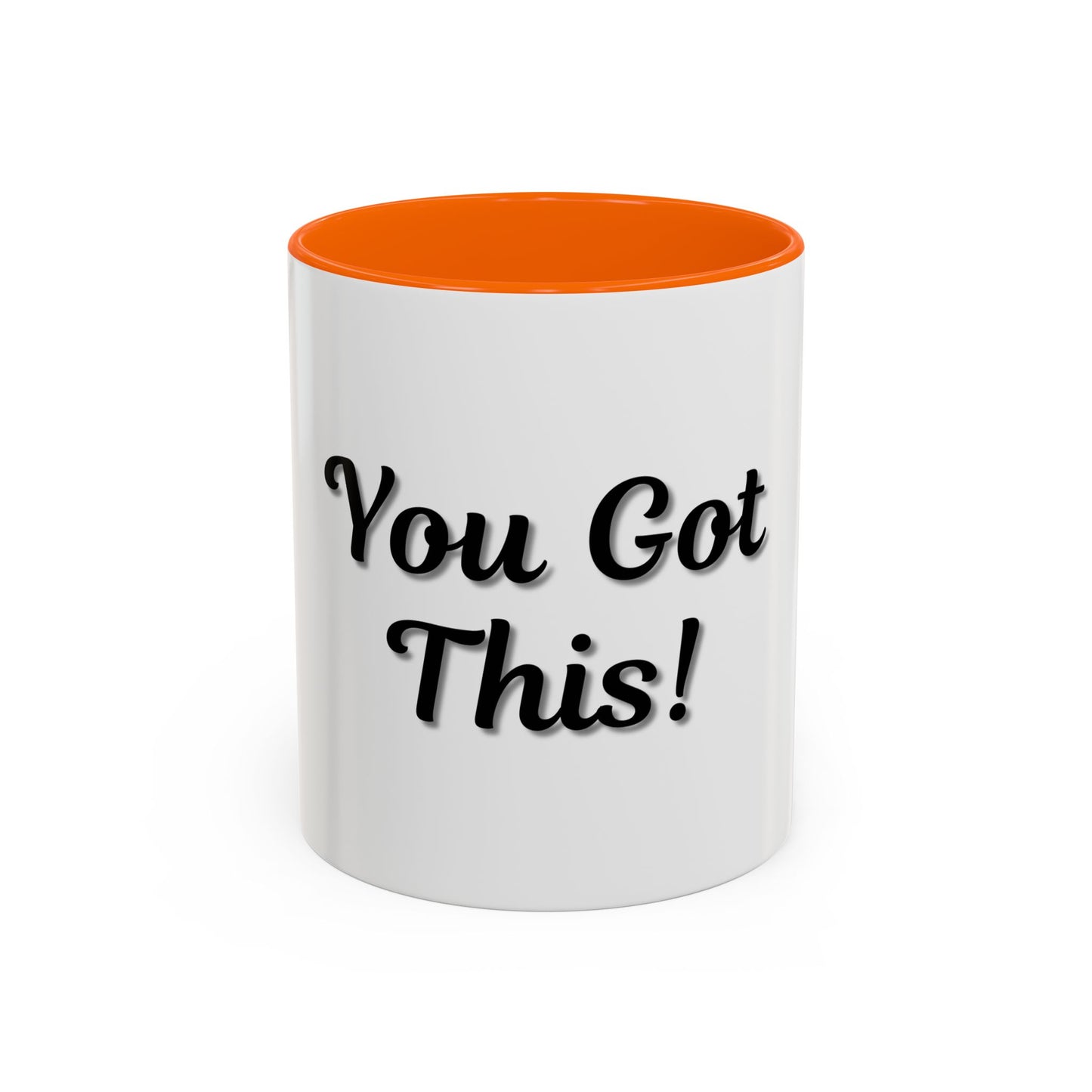 Inspirational Accent Coffee Mug - "You Got This!" - Perfect for Motivation & Gifts