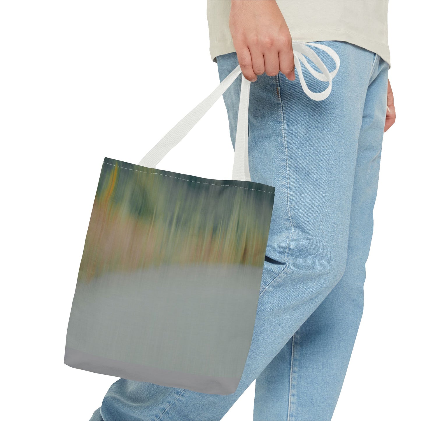 Serene Landscape Tote Bag - Stylish Eco-Friendly Carryall for Everyday Use