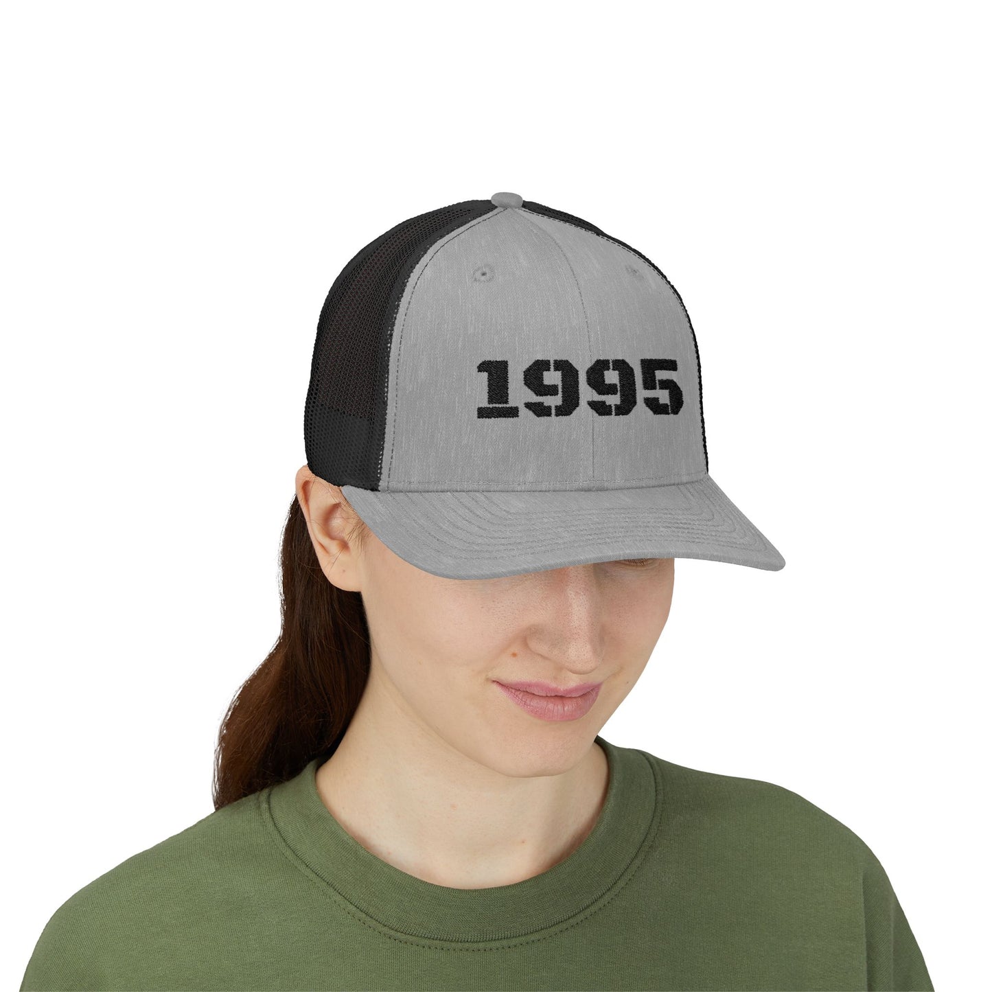 1995 Snapback Trucker Cap, Retro Cap, Vintage Style Hat, Birthday Gift, Casual Wear, 90s Fashion, Unisex Headwear