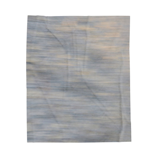 Cozy Velveteen Plush Blanket - Soft Textured Throw for Relaxation & Comfort