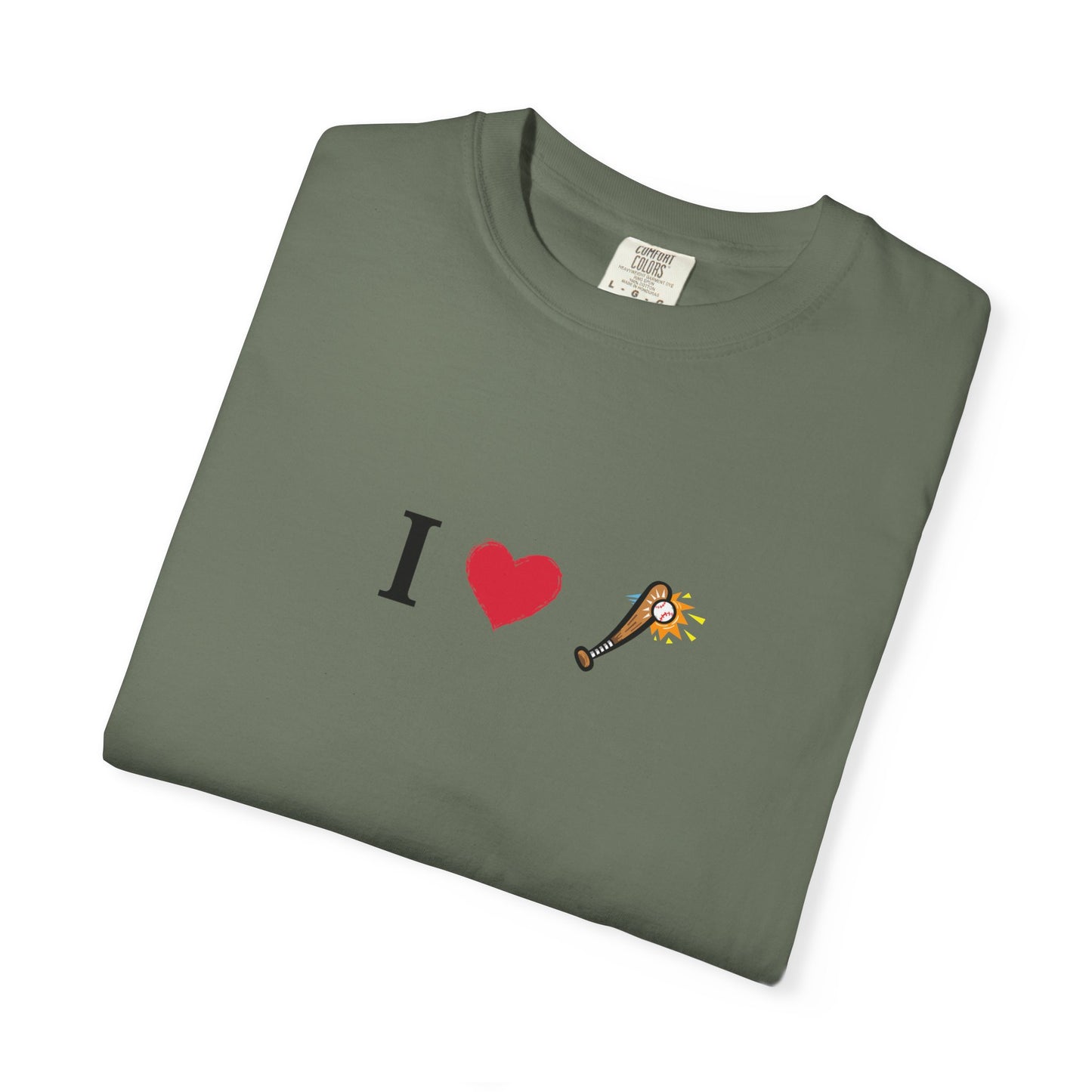 I Love Baseball Unisex Tee, Gift for Couples, Cute Matching T-Shirts, Casual Everyday Wear, Anniversary Present, Love Shirt