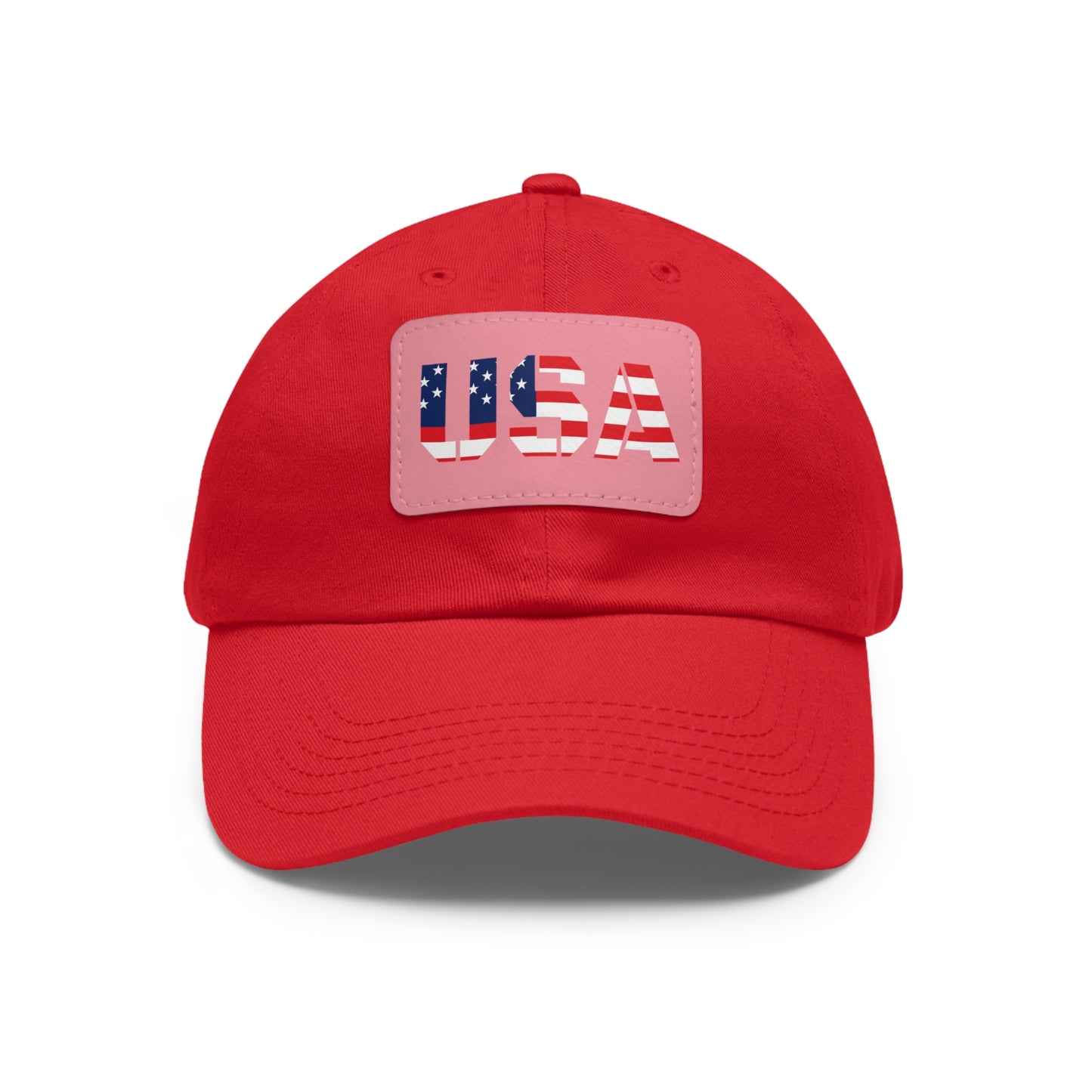 Dad Hat with USA Leather Patch