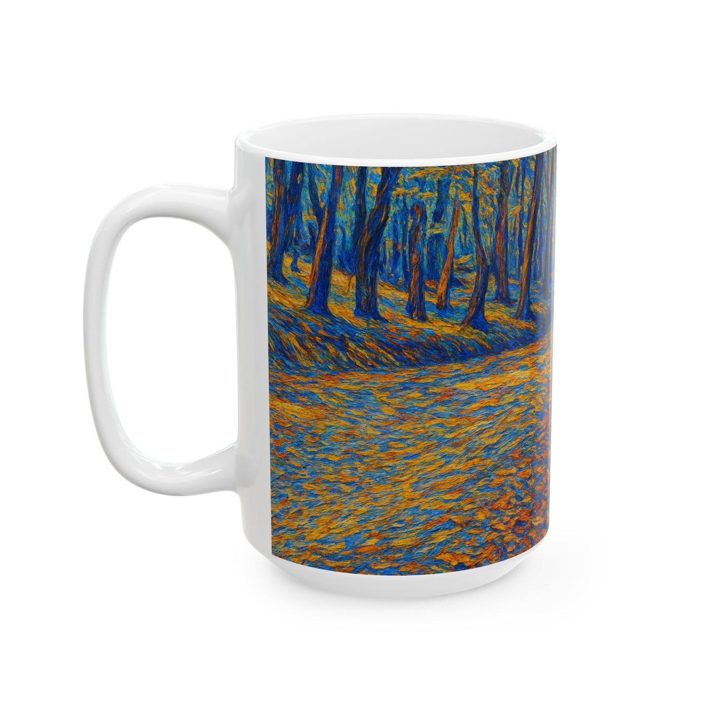 Colorful Abstract Pathway Ceramic Mug