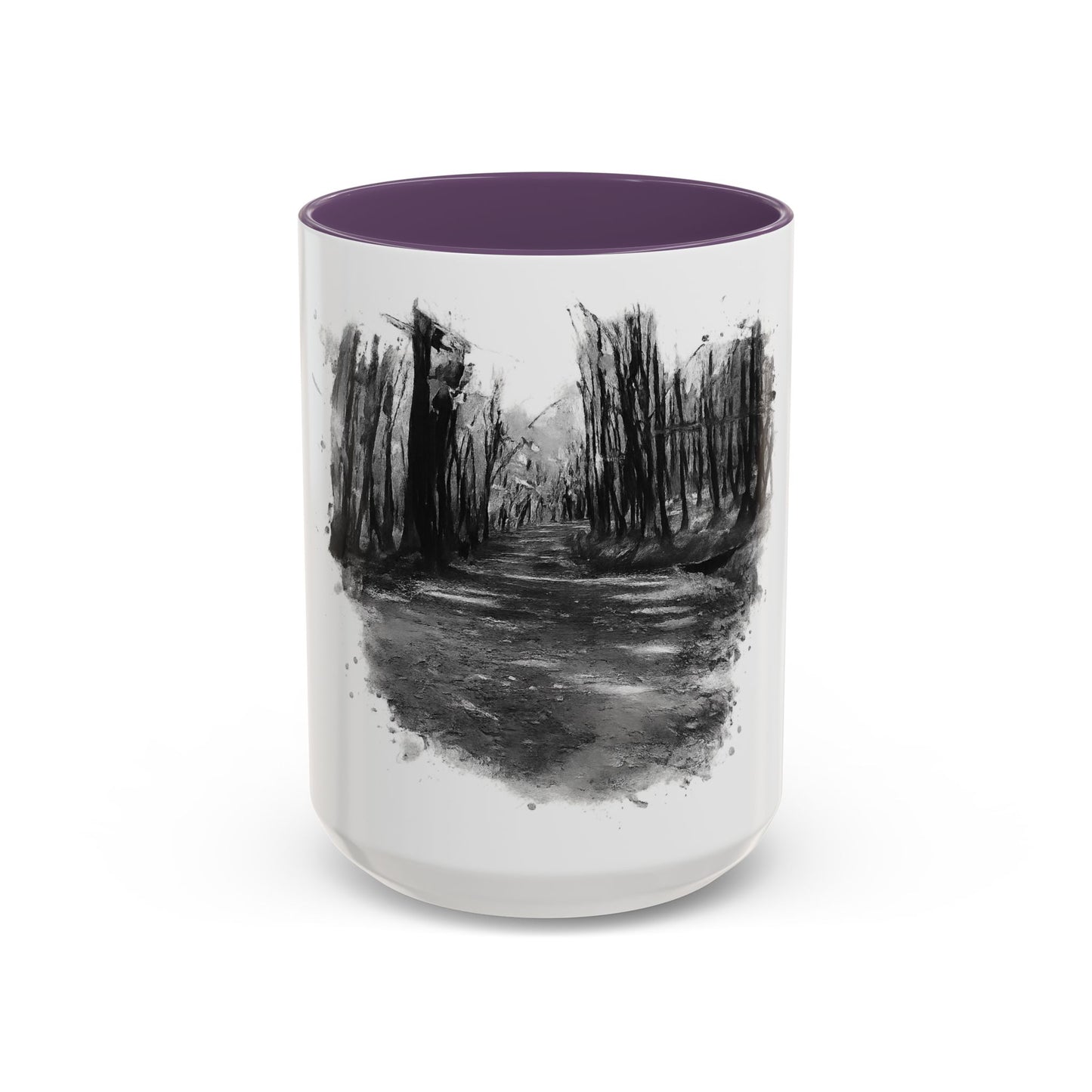 Moody Abstract Forest Coffee Mug | Unique Gift for Nature Lovers, Cozy Home Decor, Perfect for Coffee, Tea, and Hot Chocolate