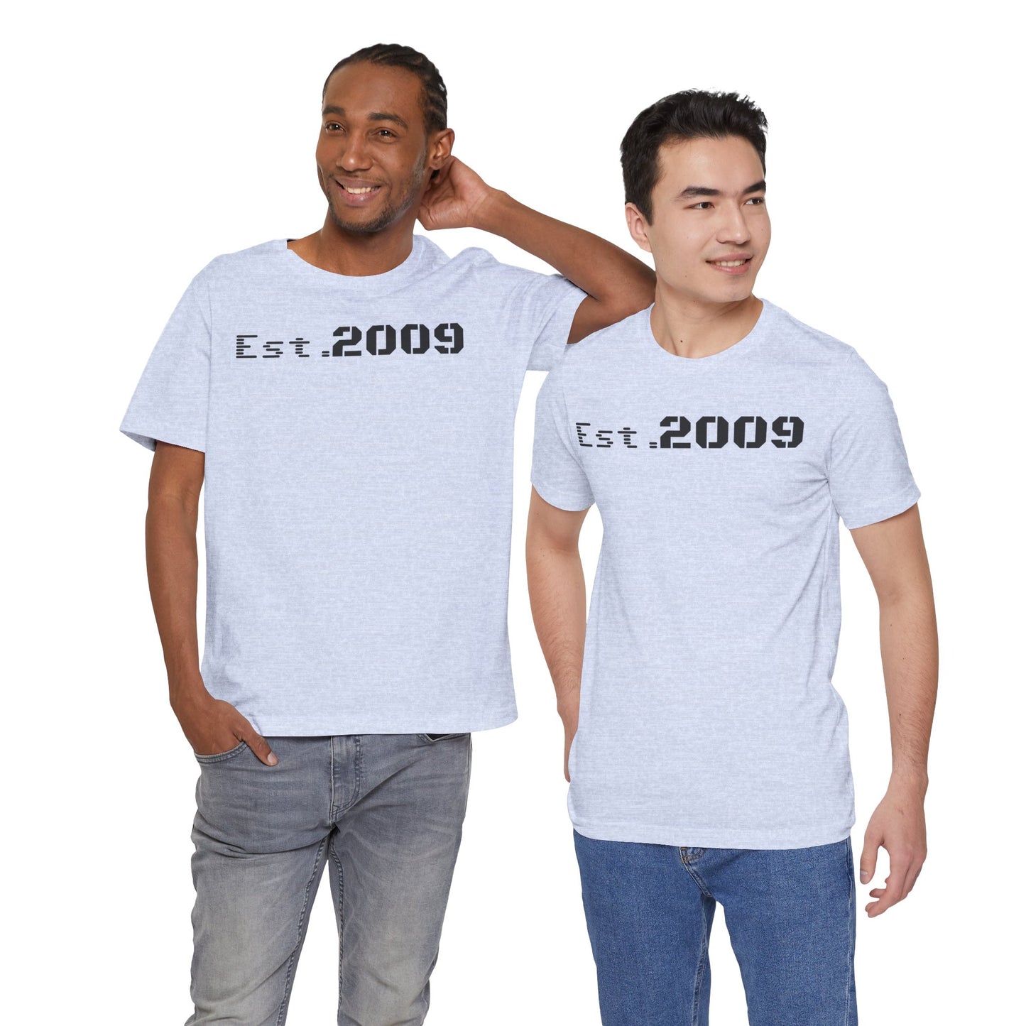 Established 2009 Unisex Tee - Casual Wear, Birthday Gift, Graduation Outfit, Anniversary Shirt, Personalized Fashion