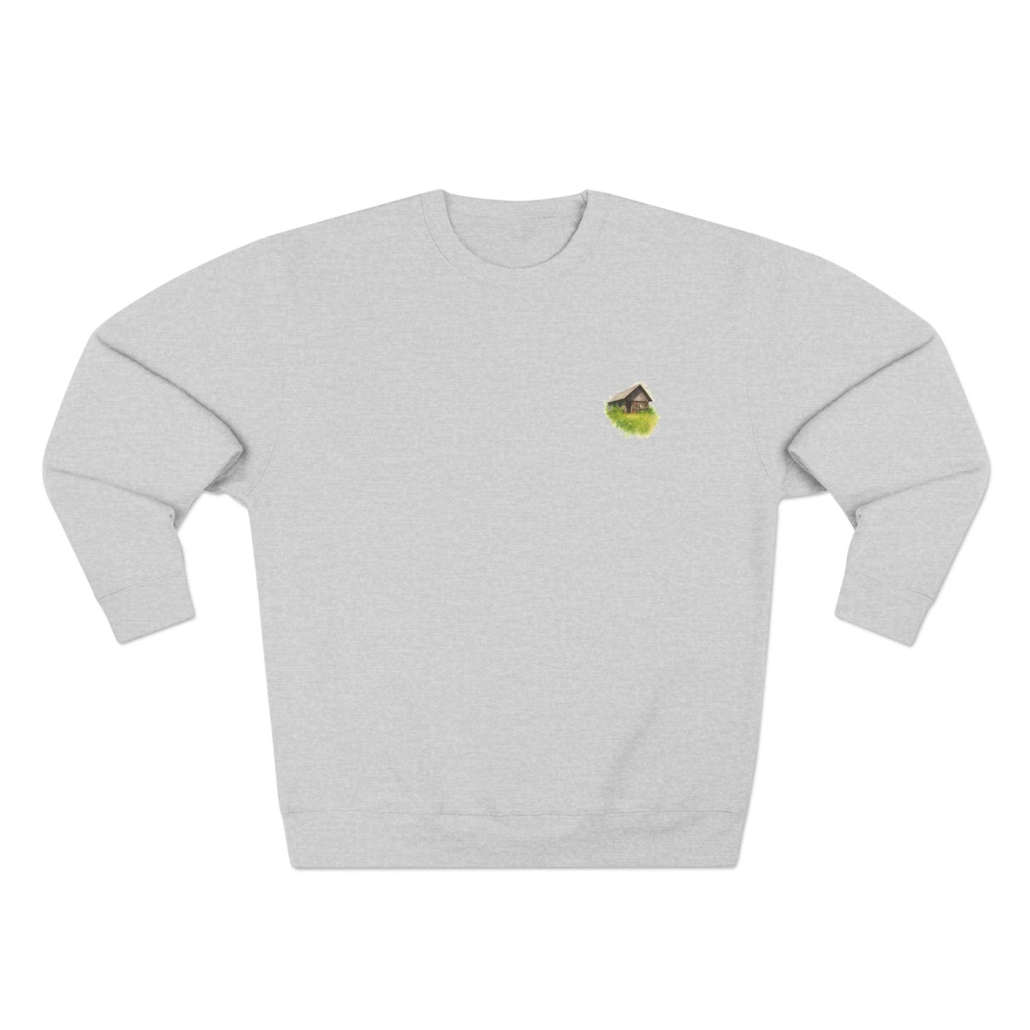 Cozy Art Print Crewneck Sweatshirt: Nature Lover, Graphic Sweater, Unique Gift, Home Decor Apparel, Casual Style