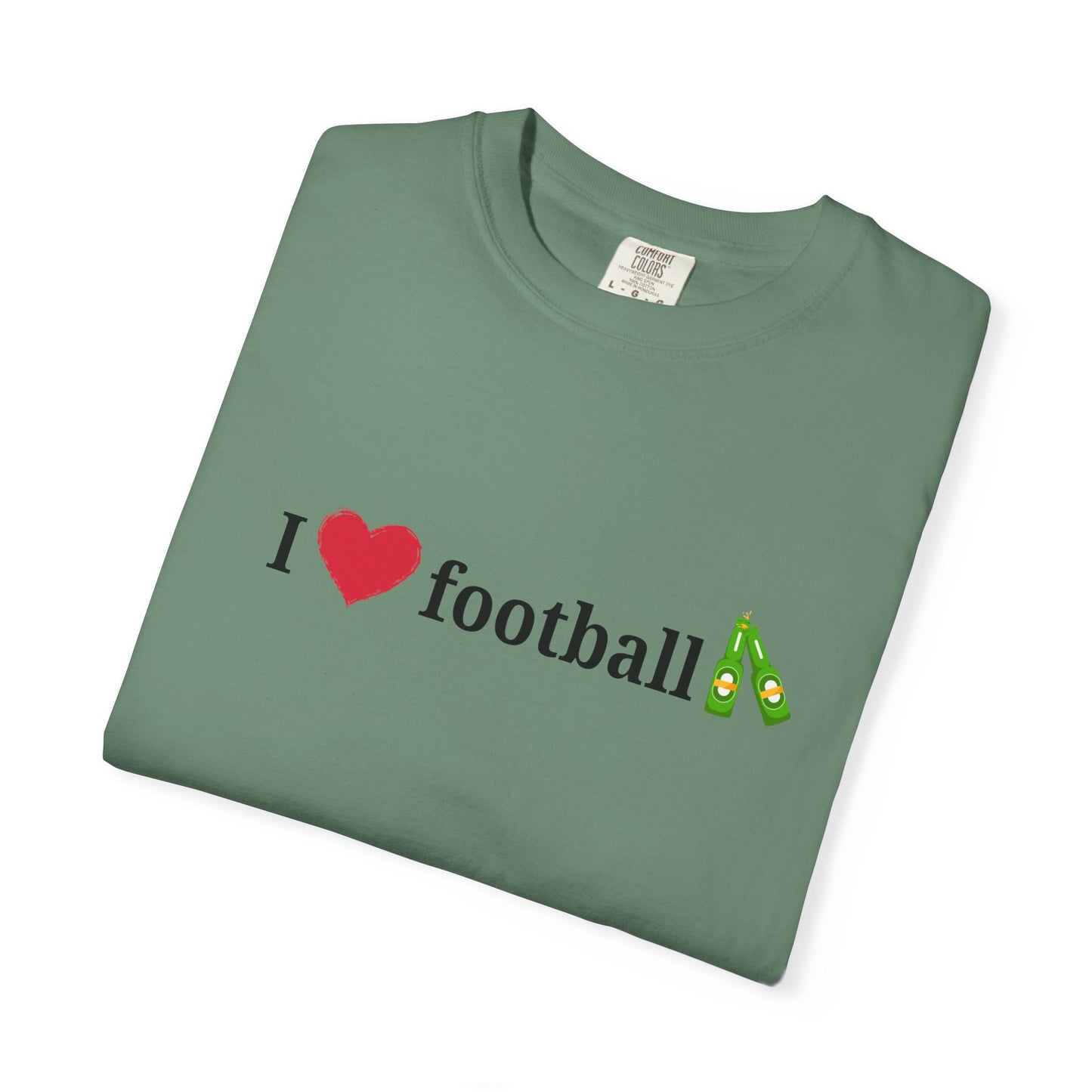 Unisex Football Love Tee - Casual Cotton T-Shirt, Gift for Sports Fans, Comfortable Daily Wear, Perfect for Game Days, Fun Summer Outfits