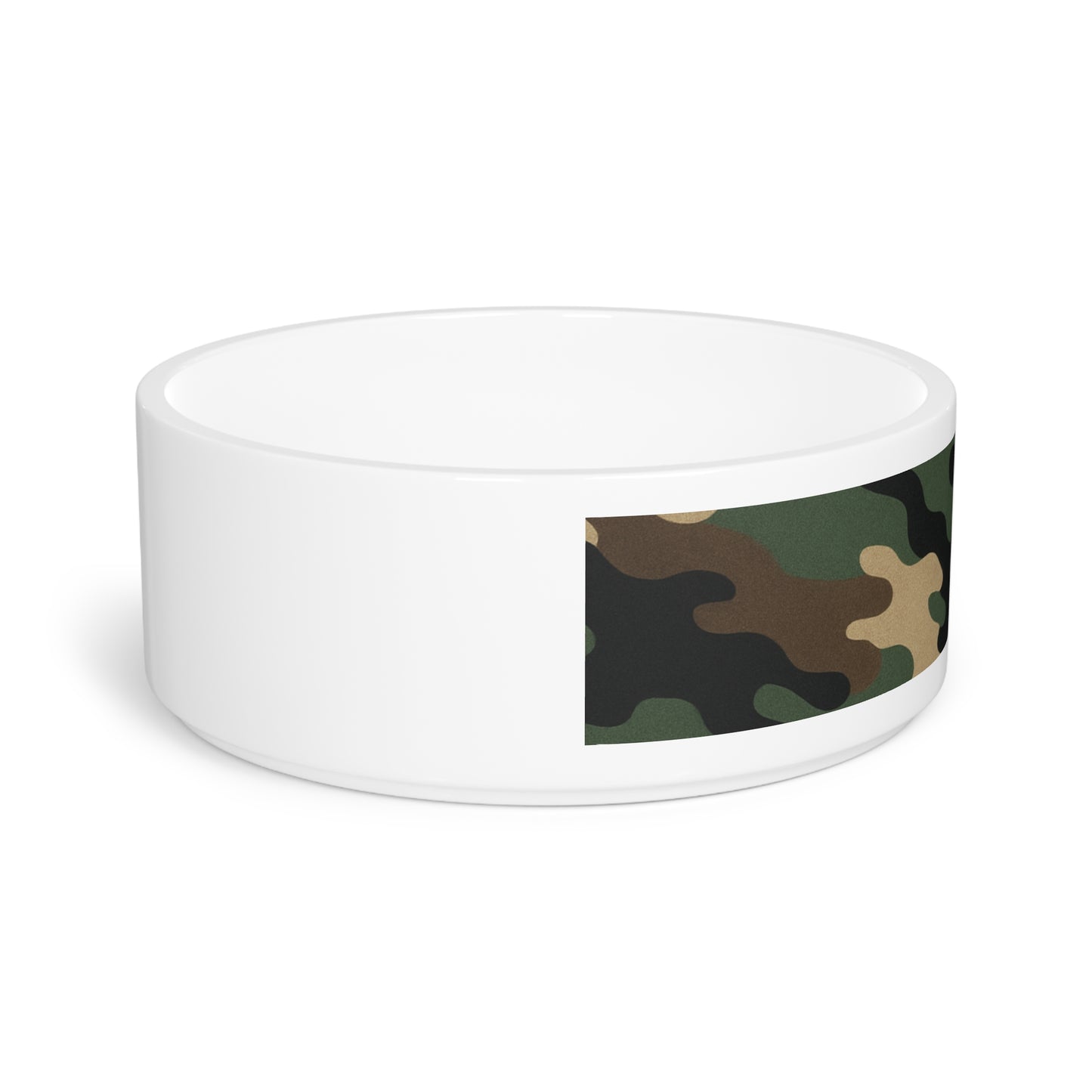 Camouflage Pet Bowl, Custom Pet Dish, Dog Bowl, Cat Bowl, Military Style Pet Dish, Unique Pet Accessories
