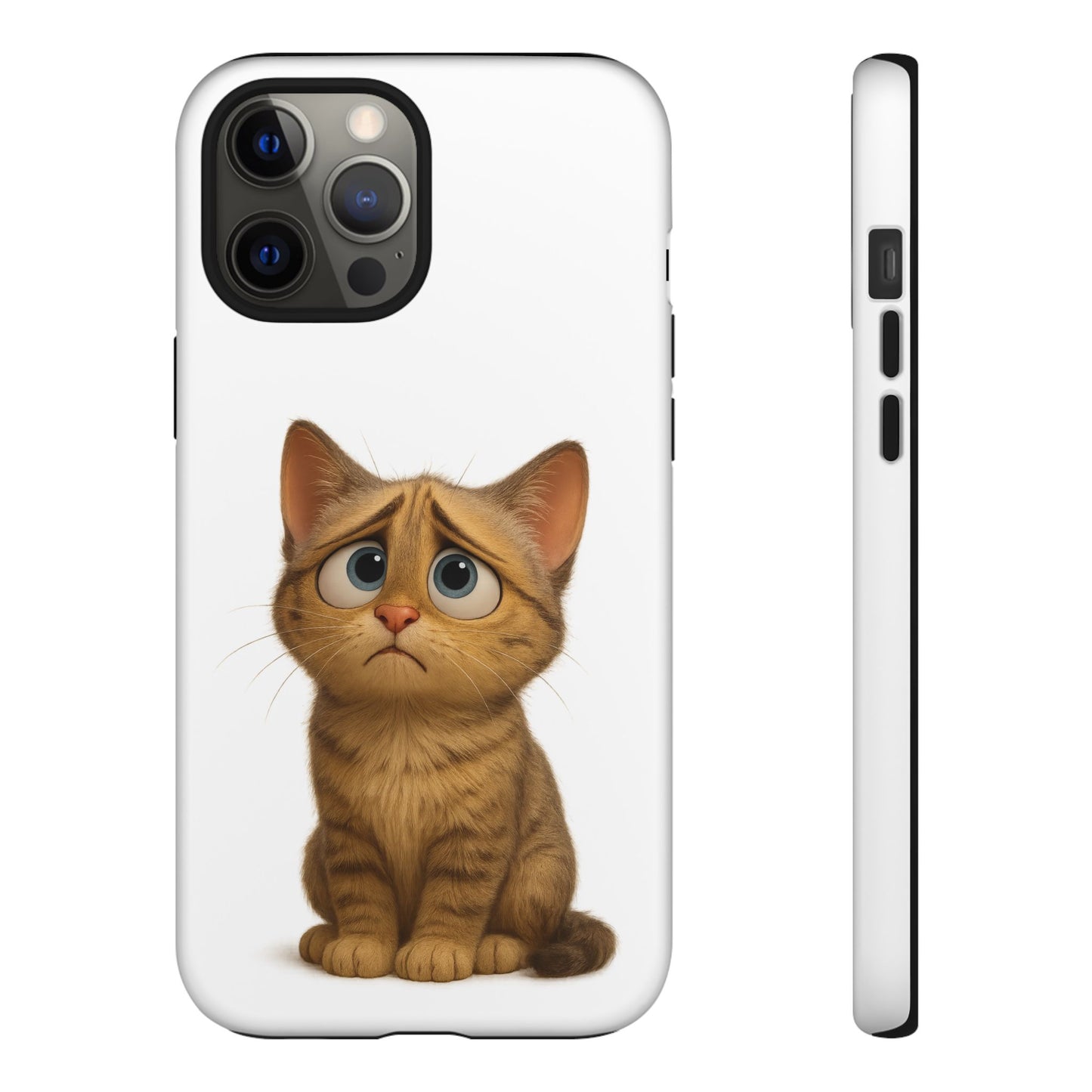 Cute Cat Phone Case, Funny Kitty Case, Animal Lover Gift, Cat Lover Accessory, Unique Cat Design Case, Pet Mom Gift
