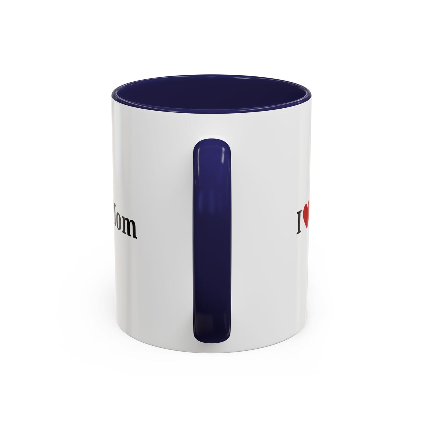 I Love Mom Accent Coffee Mug - Perfect Gift for Mother's Day & Special Occasions