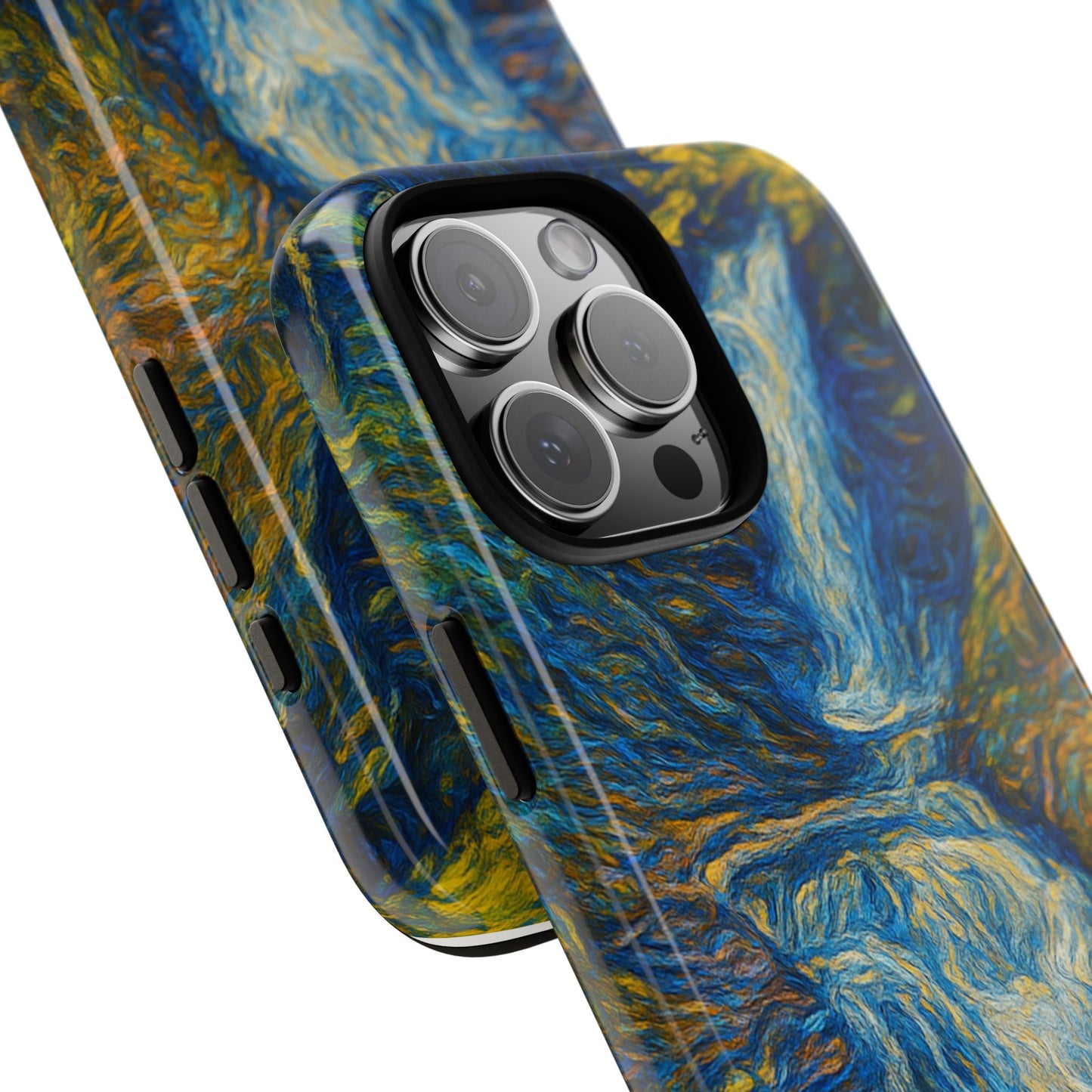 Artistic Phone Case - Waterfall Design, Unique Gift, Phone Accessory, Nature Lover, Original Artwork