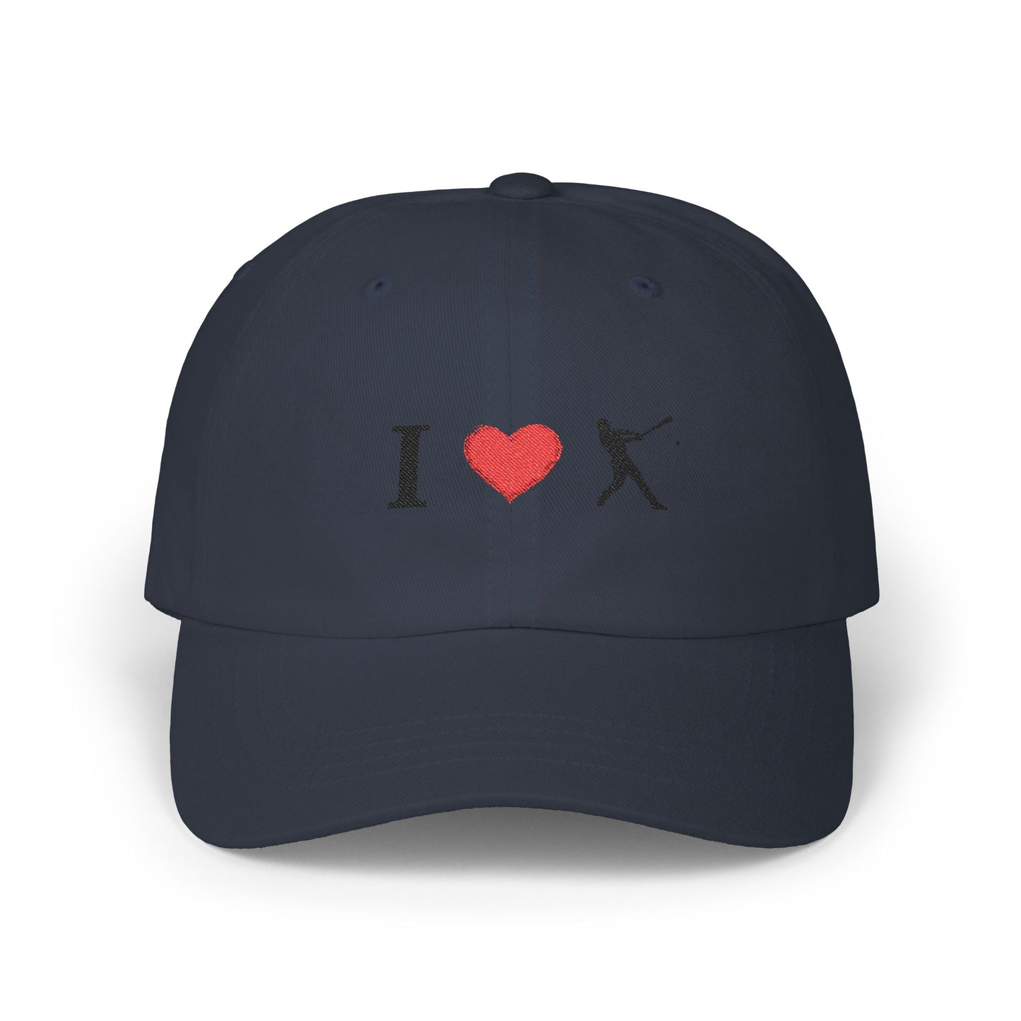 I Love Baseball Dad Cap, Sporty Hat for Dads, Baseball Lover Gift, Father's Day Gift, Casual Everyday Wear