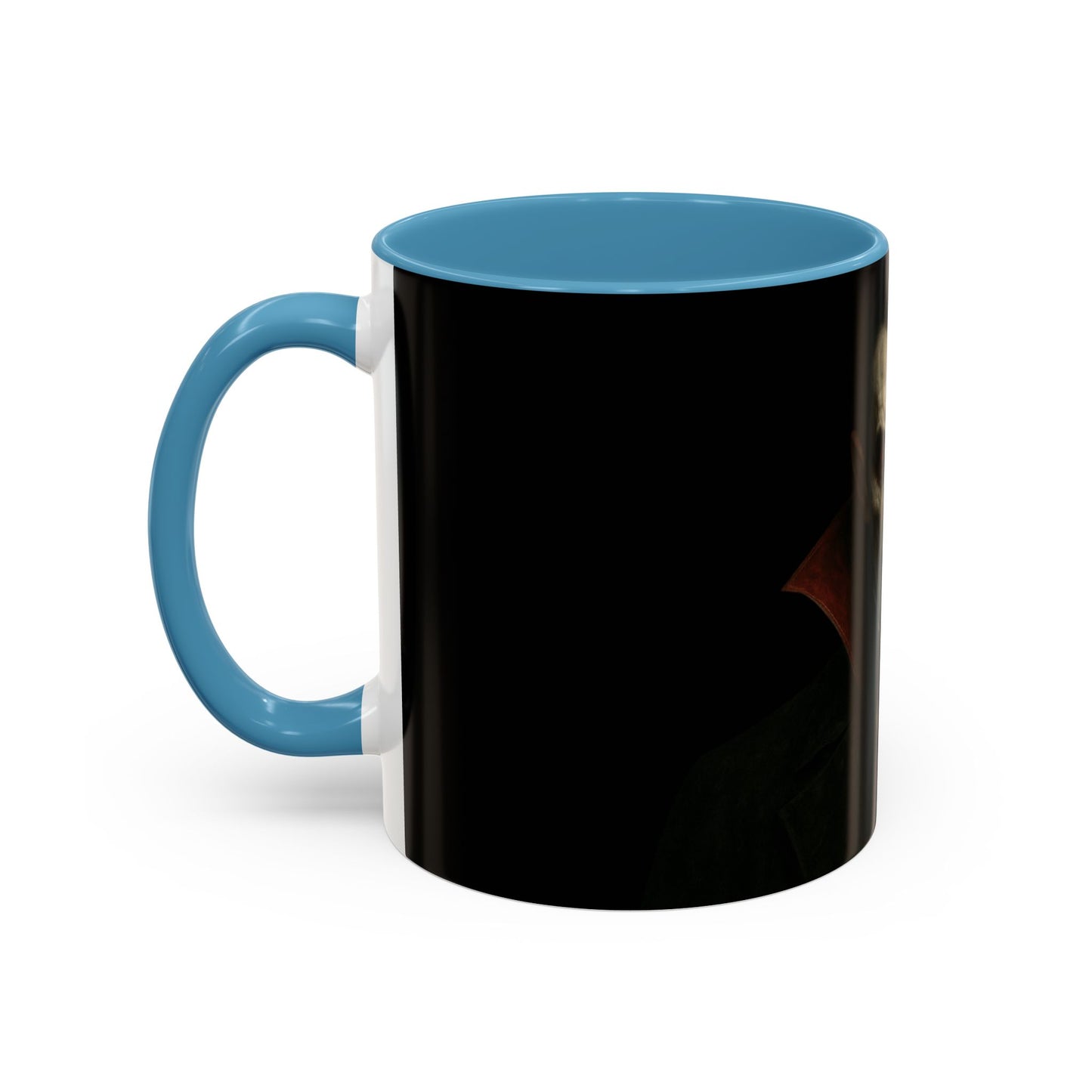 Gothic Dracula Vampire Accent Coffee Mug | Spooky Halloween Gift, Unique Home Decor, Collector's Mug, Coffee Lover's Gift