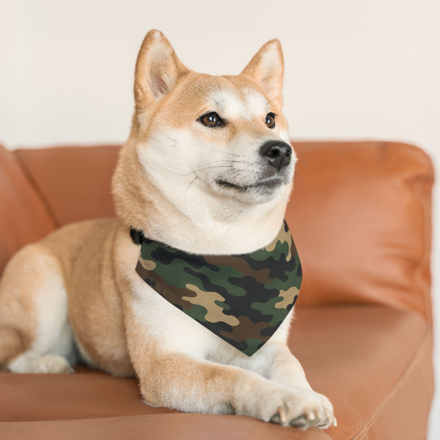 Stylish Camouflage Pet Bandana Collar | Dog Accessory for Outdoor Adventures, Pet Fashion, Camo Dog Gear, Puppy Bandana, Gift for Pet Lovers