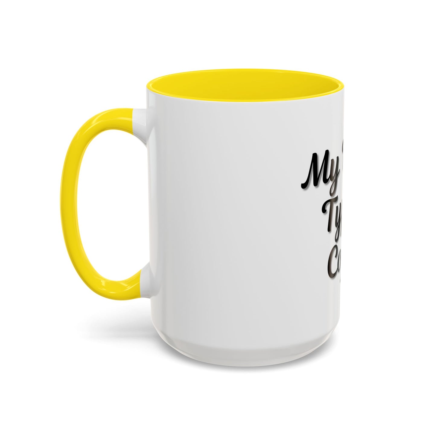 My Blood Type is Coffee Accent Mug - Perfect Gift for Coffee Lovers