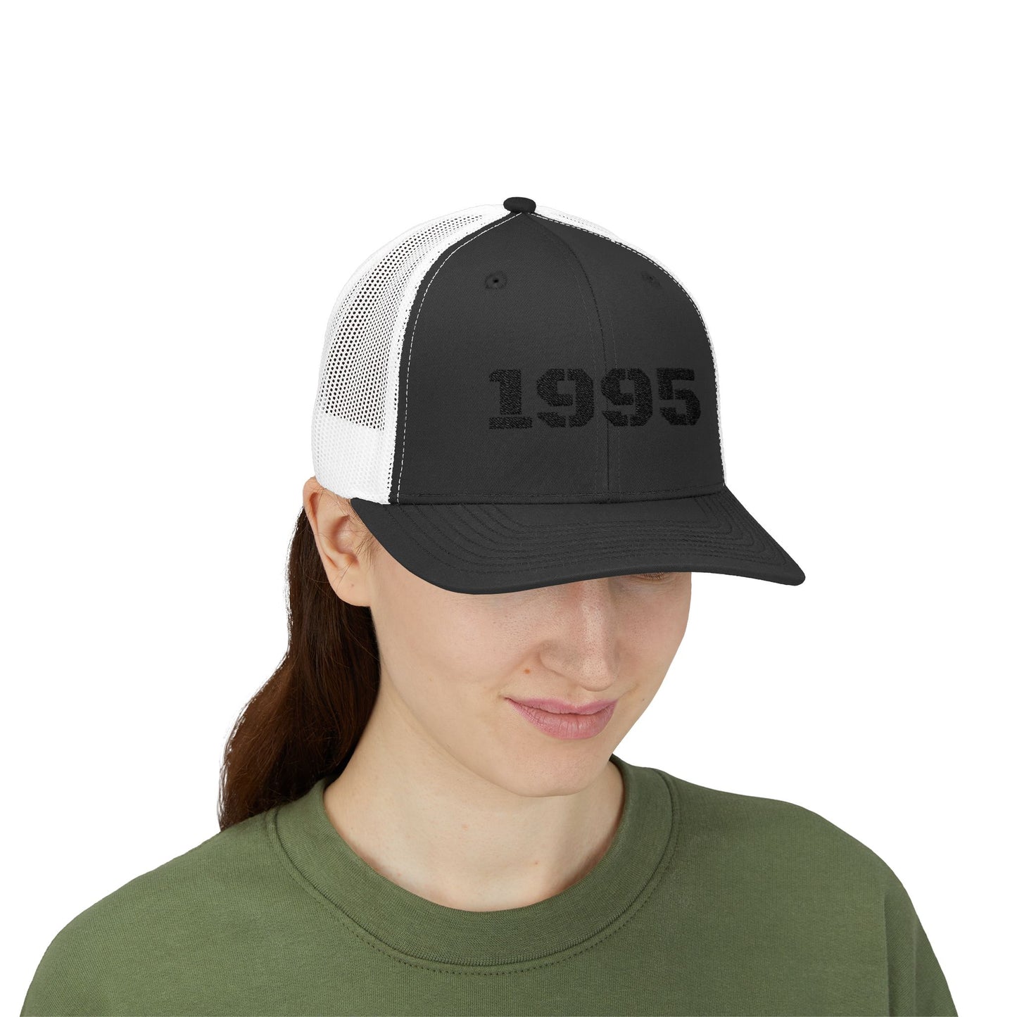 1995 Snapback Trucker Cap, Retro Cap, Vintage Style Hat, Birthday Gift, Casual Wear, 90s Fashion, Unisex Headwear