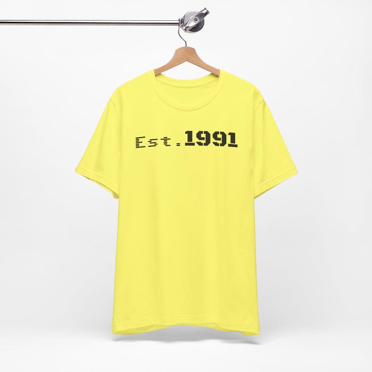 Established 1991 Unisex Jersey Tee | Vintage Anniversary Gift | Casual Wear, Birthday Shirt, Retro Style, Statement Tee, Gift for Him/Her