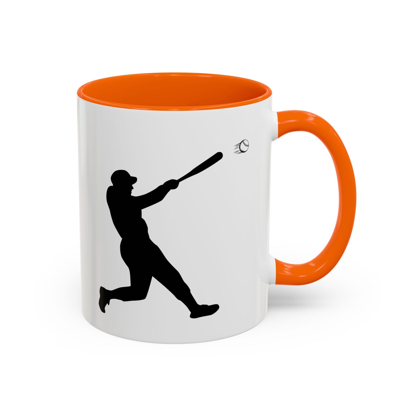 Baseball Player Accent Coffee Mug, Sports Gift, Baseball Lover Mug, Unique Coffee Cup, Personalized Sports Mug