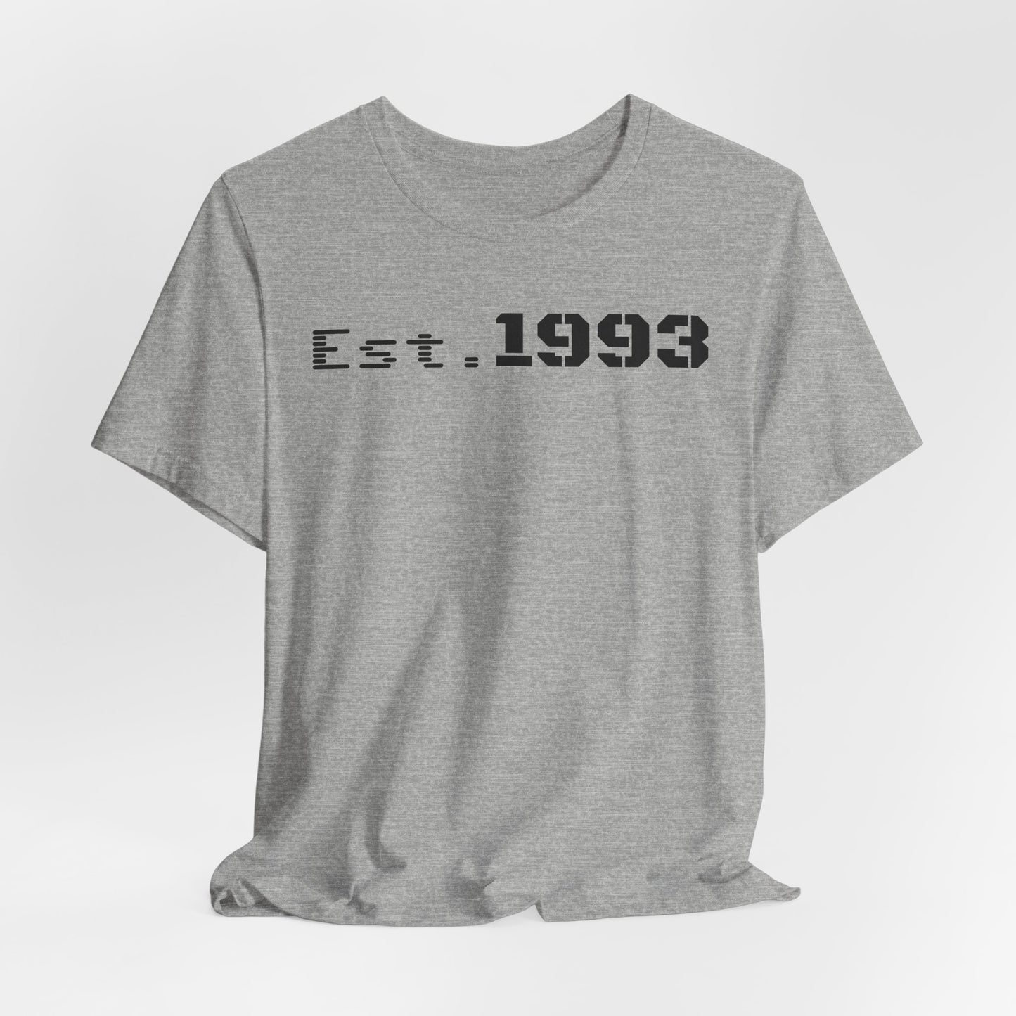 Est. 1993 Unisex Short Sleeve Tee - Perfect for Birthdays, Nostalgia, Casual Wear, Gifts, and Celebrations