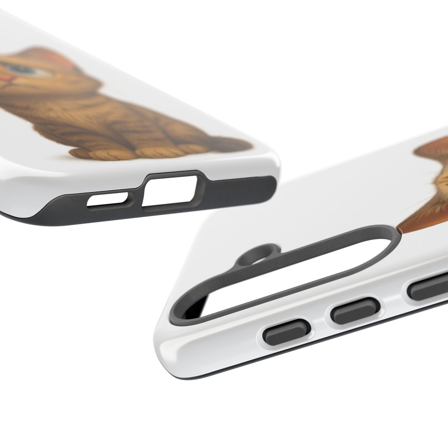 Cute Cat Phone Case, Funny Kitty Case, Animal Lover Gift, Cat Lover Accessory, Unique Cat Design Case, Pet Mom Gift