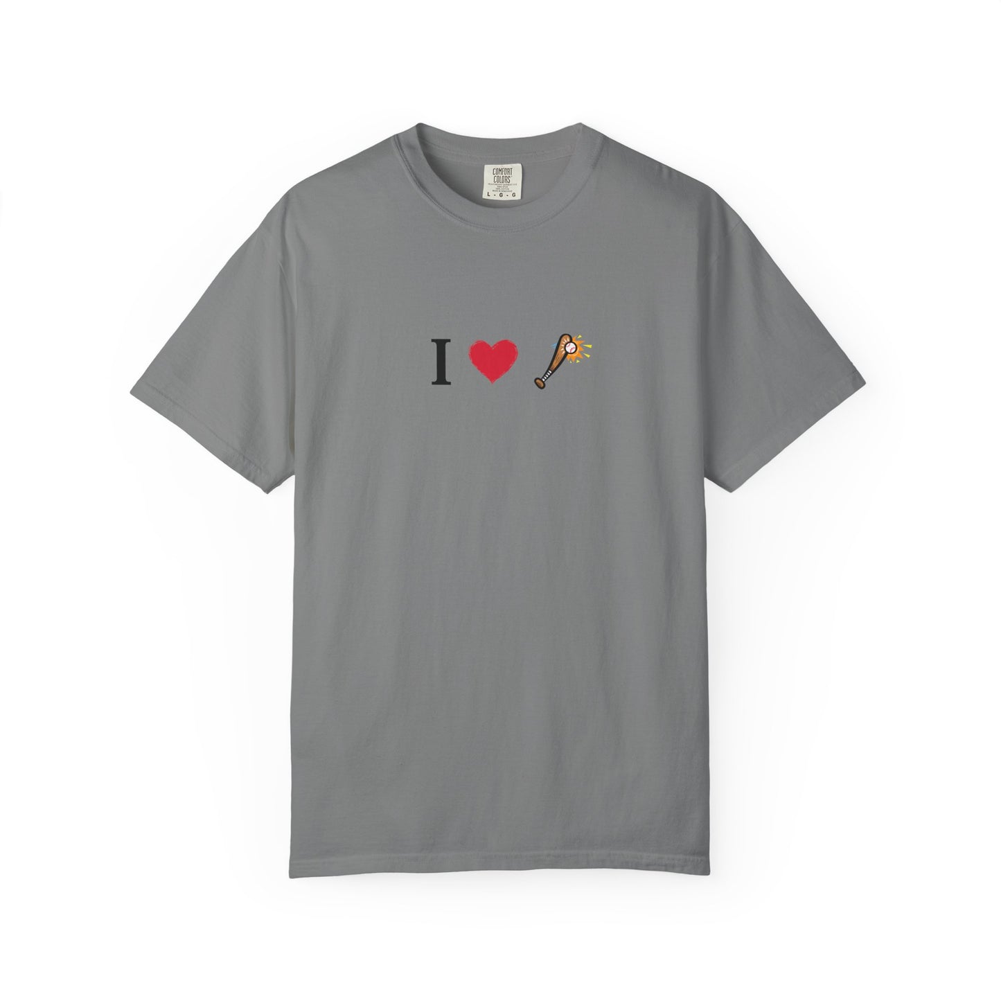 I Love Baseball Unisex Tee, Gift for Couples, Cute Matching T-Shirts, Casual Everyday Wear, Anniversary Present, Love Shirt