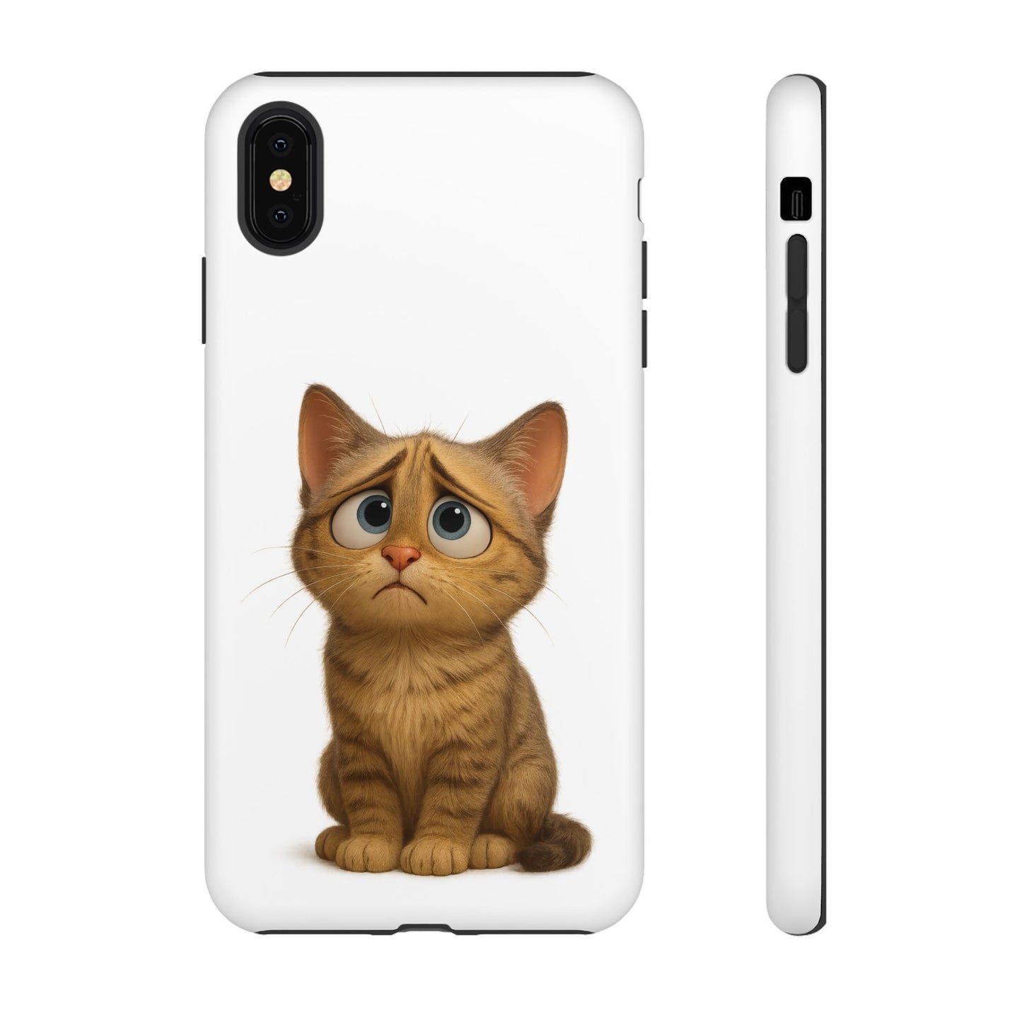 Cute Cat Phone Case, Funny Kitty Case, Animal Lover Gift, Cat Lover Accessory, Unique Cat Design Case, Pet Mom Gift