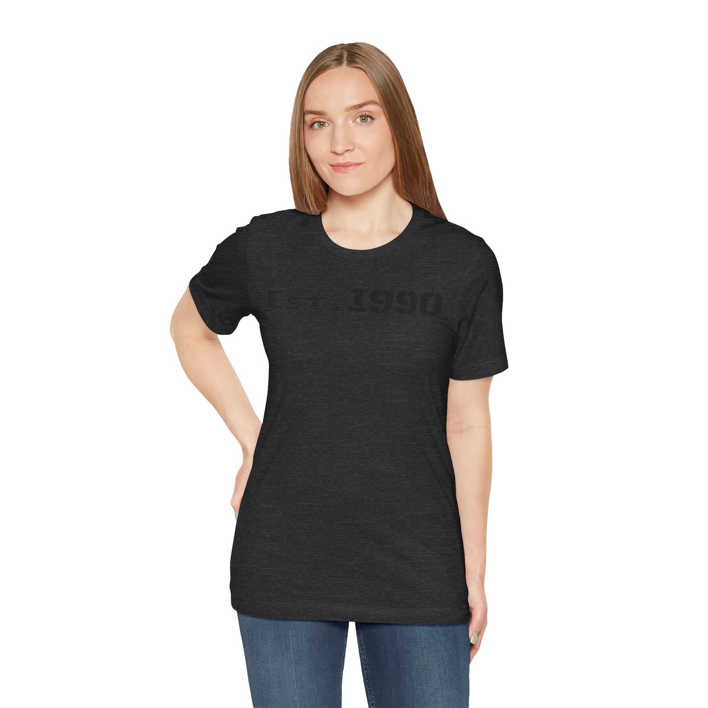 Unisex Est. 1990 Nostalgic Jersey Tee - Perfect Gift, Vintage Style, Retro Fashion, Birthday Celebration, Casual Wear