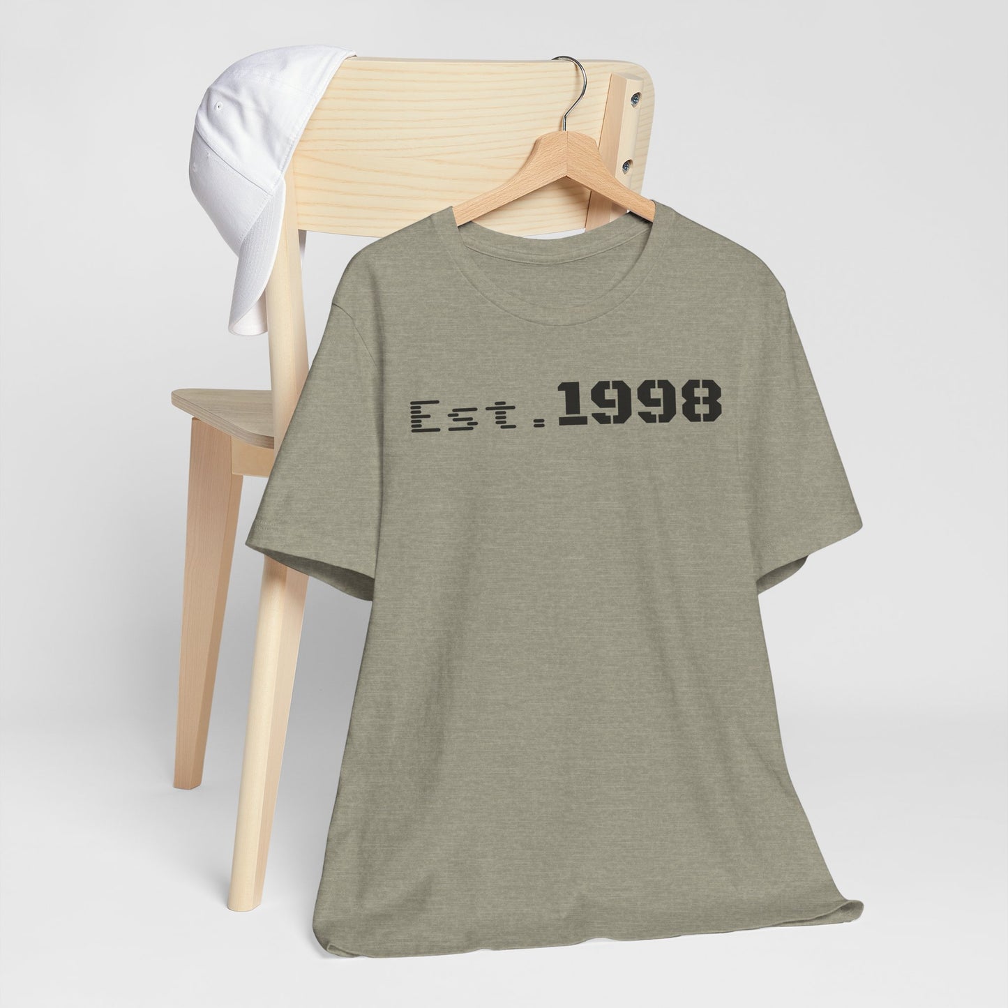 Vintage Est. 1998 Tee - Retro Unisex Shirt for Birthdays, Gifts, Everyday Wear, Casual Style, Nostalgia