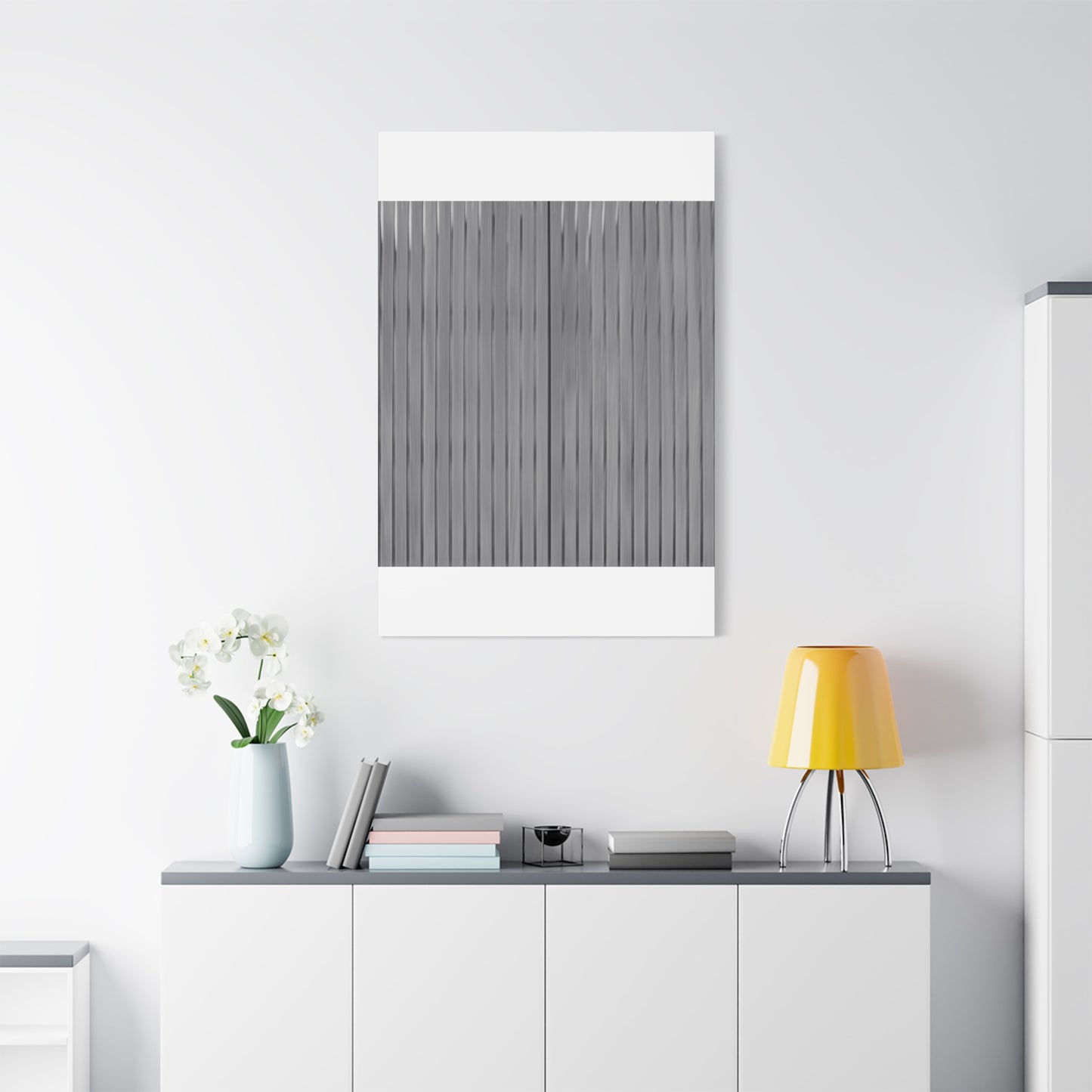 Modern Striped Canvas Art - 1.25" Stretched Wall Decor