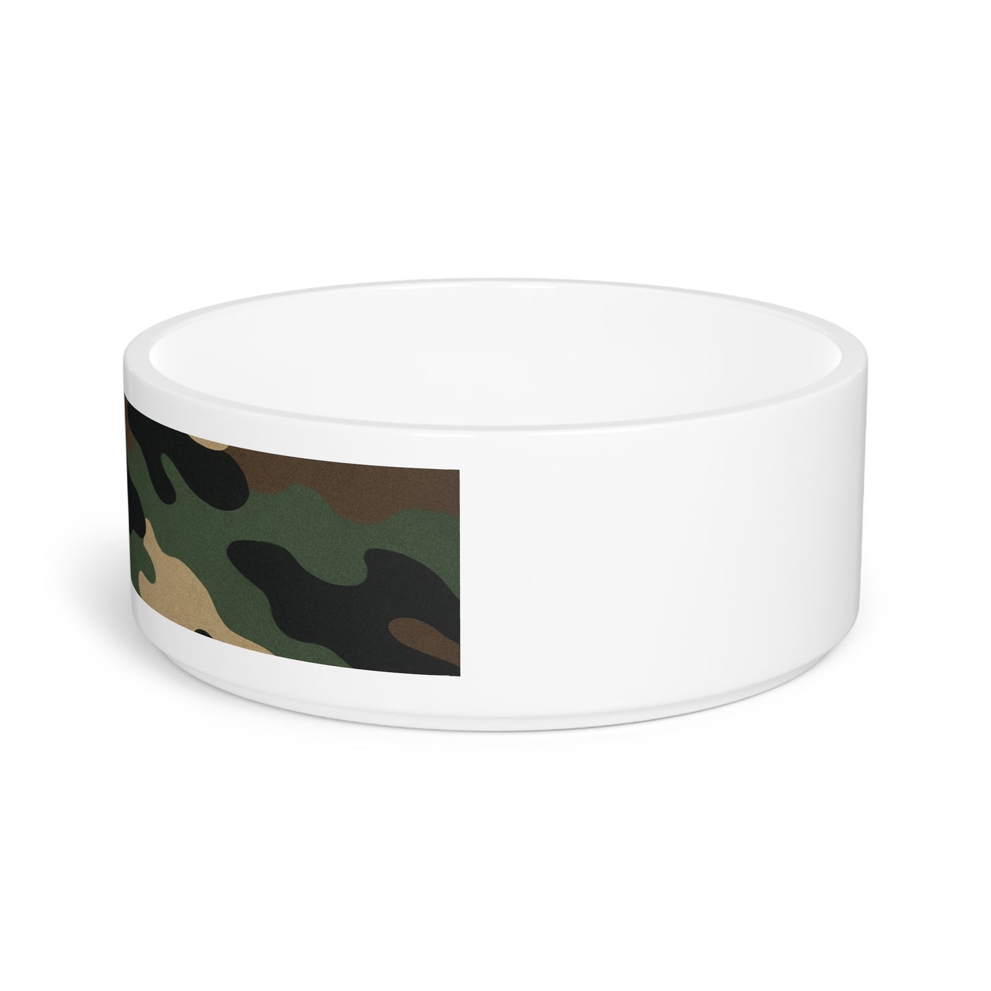Camouflage Pet Bowl, Custom Pet Dish, Dog Bowl, Cat Bowl, Military Style Pet Dish, Unique Pet Accessories
