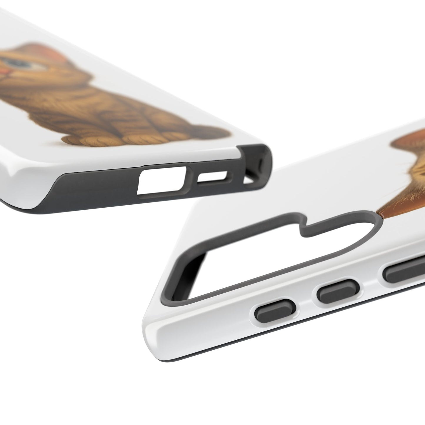 Cute Cat Phone Case, Funny Kitty Case, Animal Lover Gift, Cat Lover Accessory, Unique Cat Design Case, Pet Mom Gift