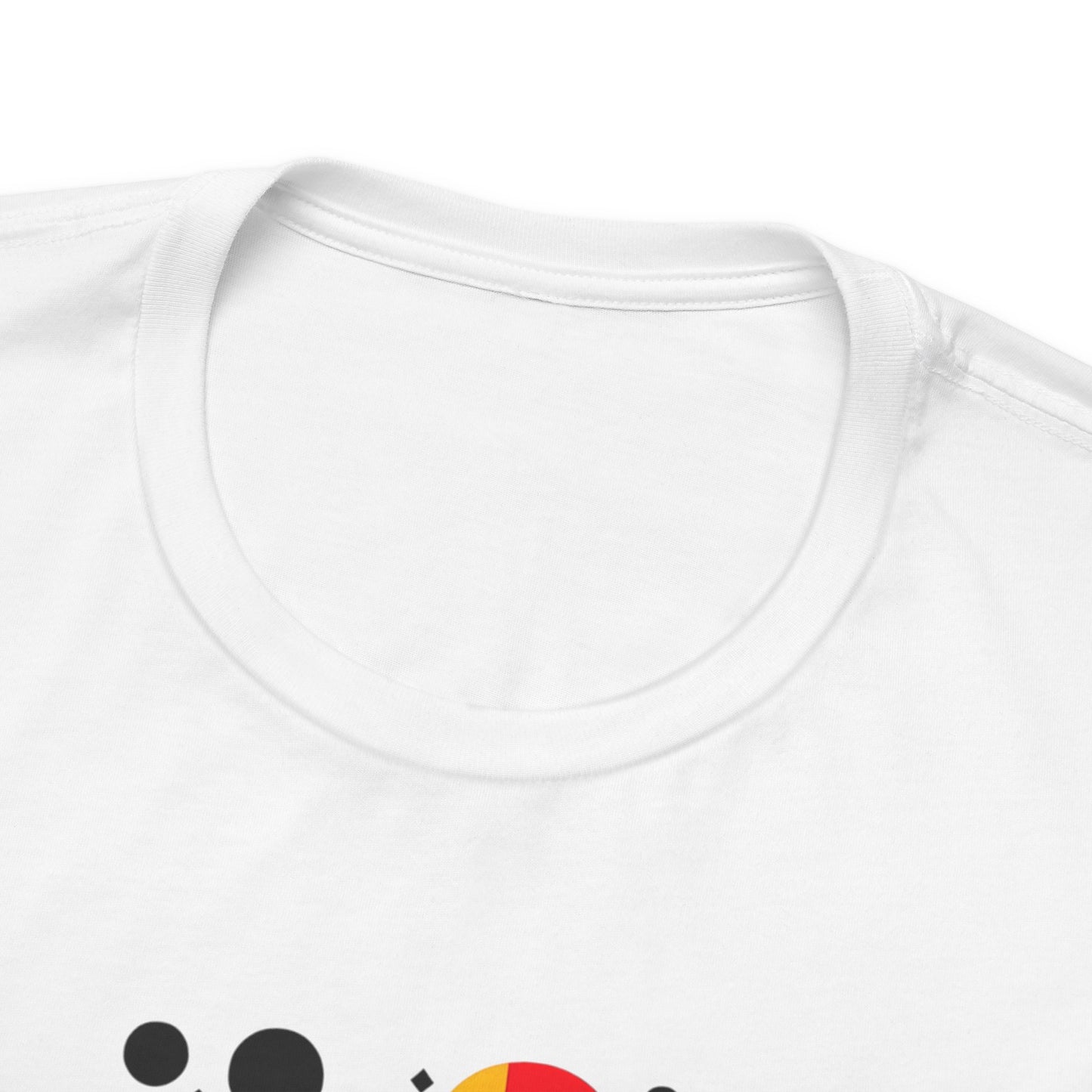 Artistic Heart Unisex Jersey Tee - Vibrant Graphic Tee, Casual Wear, Gift for Art Lovers, Birthday Surprise, Everyday Comfort