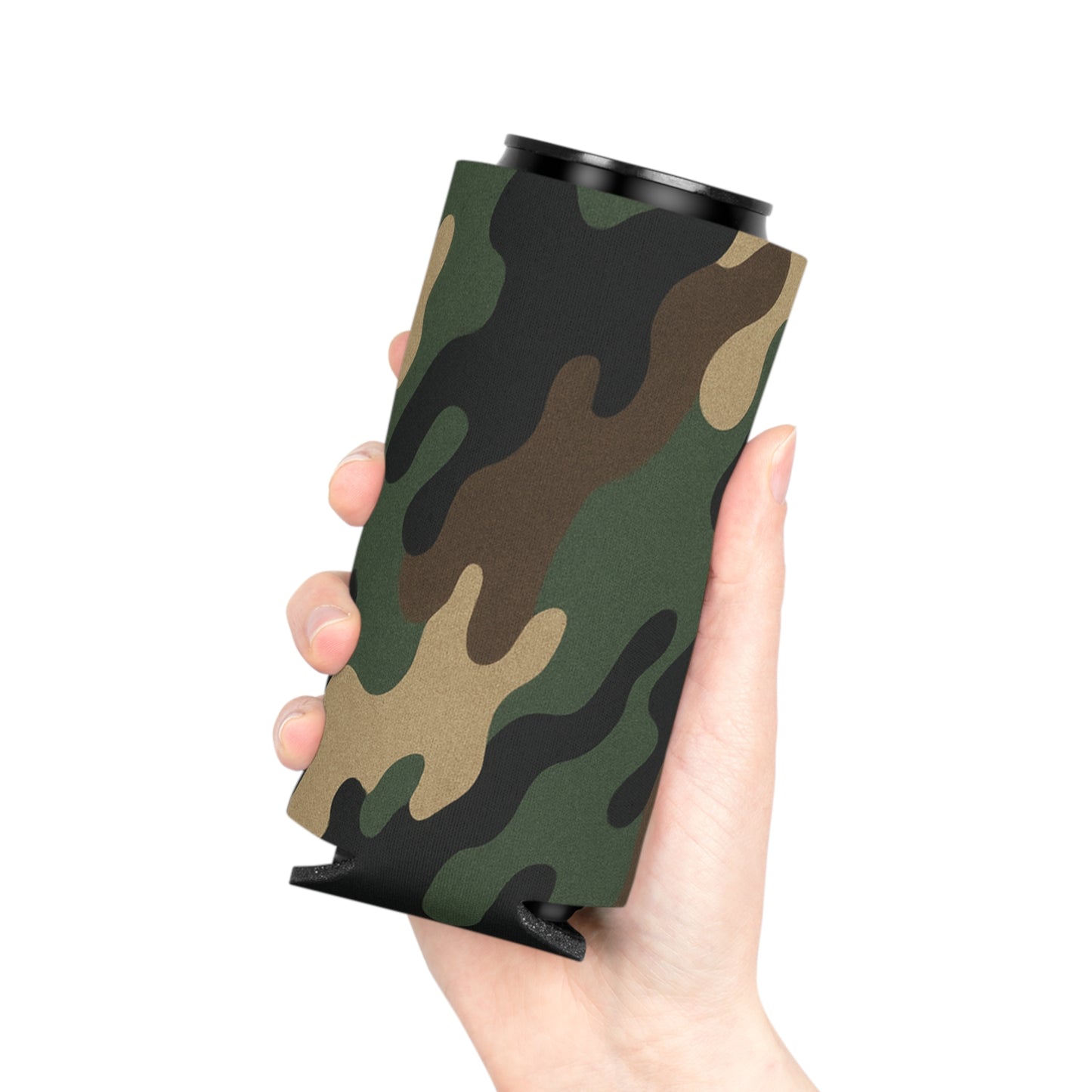 Camouflage Can Cooler | Beverage Insulator, Outdoor Parties, Gifts for Him, Hunting Accessories, Camping Gear