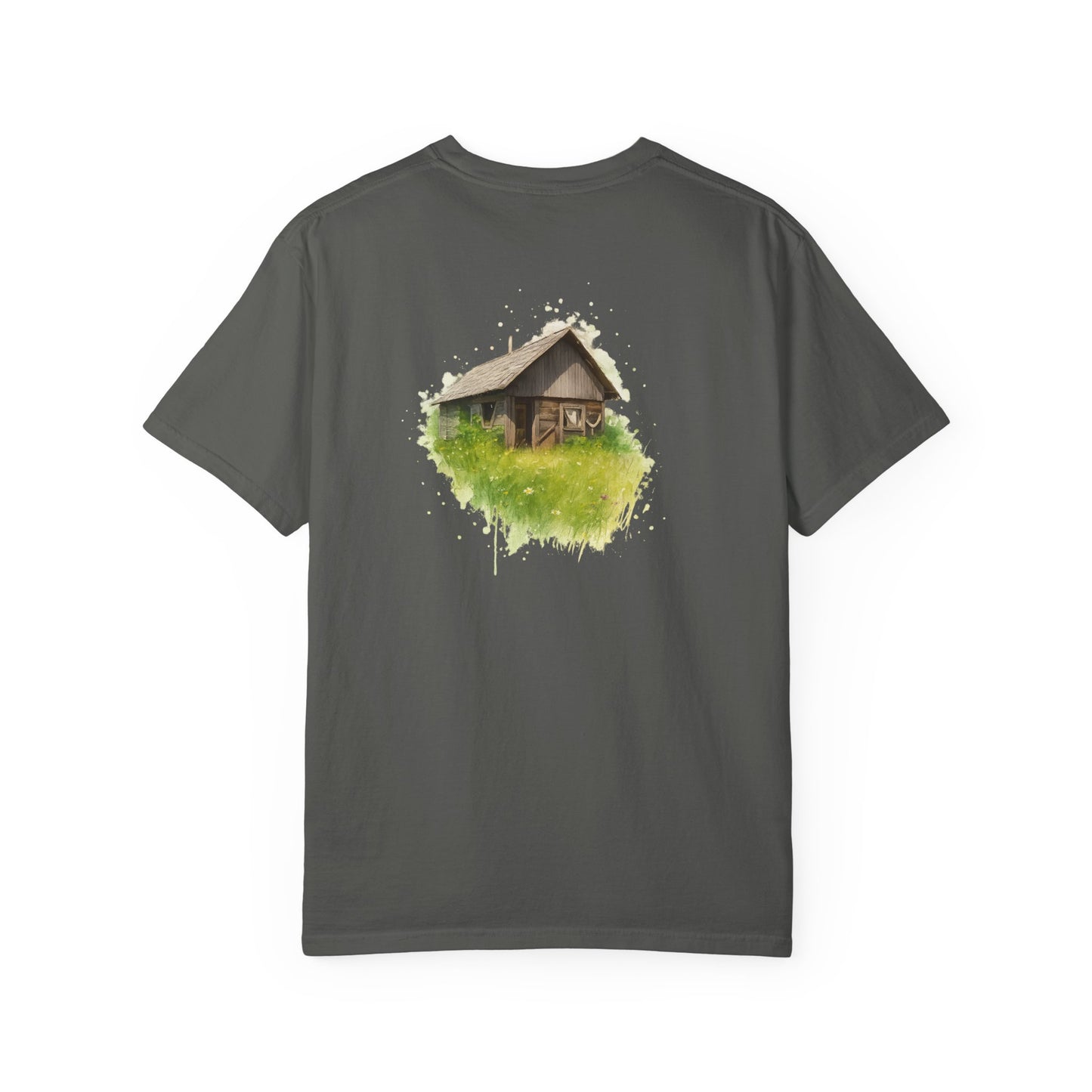Nature-Inspired Unisex Garment-Dyed T-Shirt, Eco-Friendly Tee, Summer Casual Wear, Gift for Nature Lovers, Relaxed Fit T-Shirt