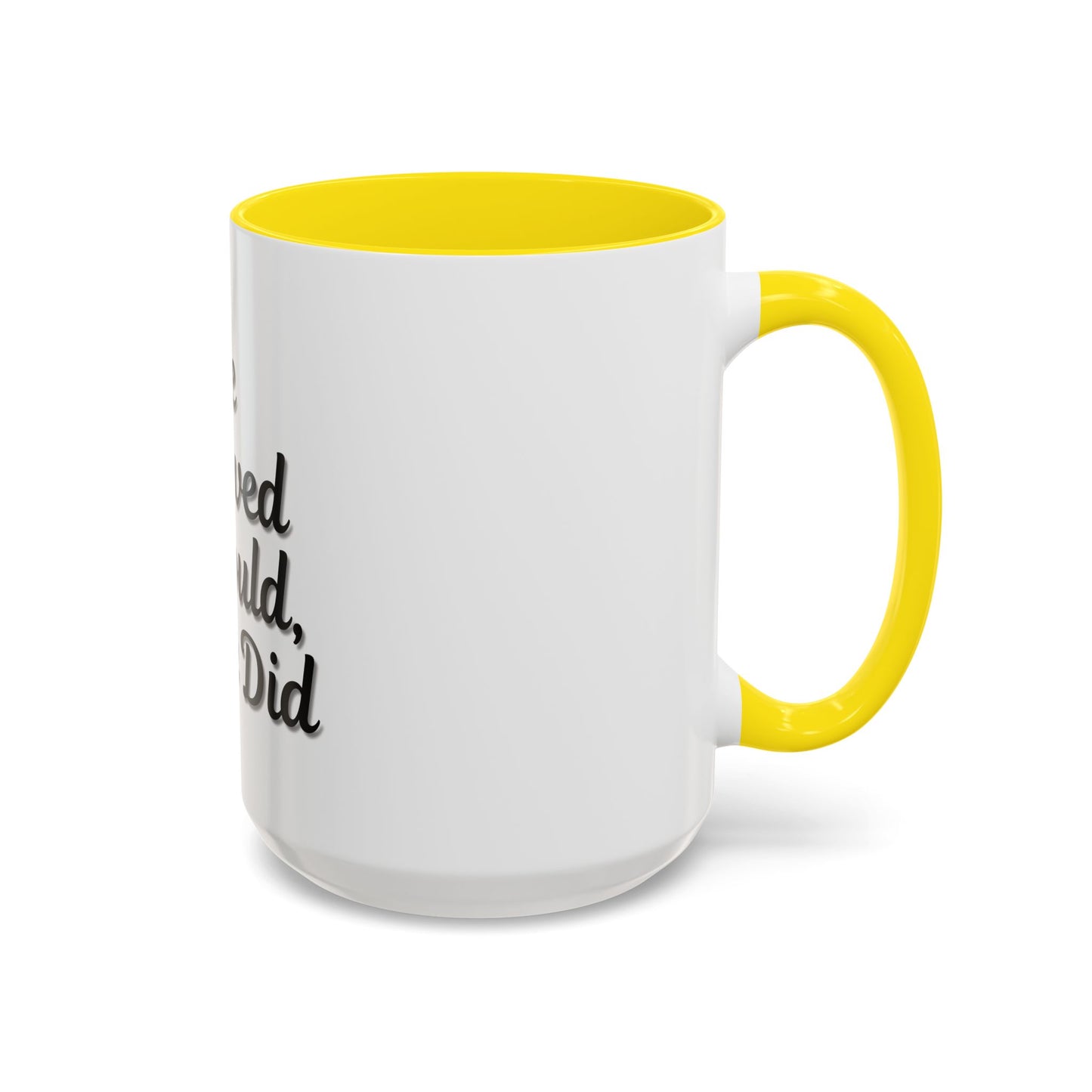 Inspirational Accent Coffee Mug - 'He Believed He Could, So He Did' - Perfect Gift for Motivational Moments