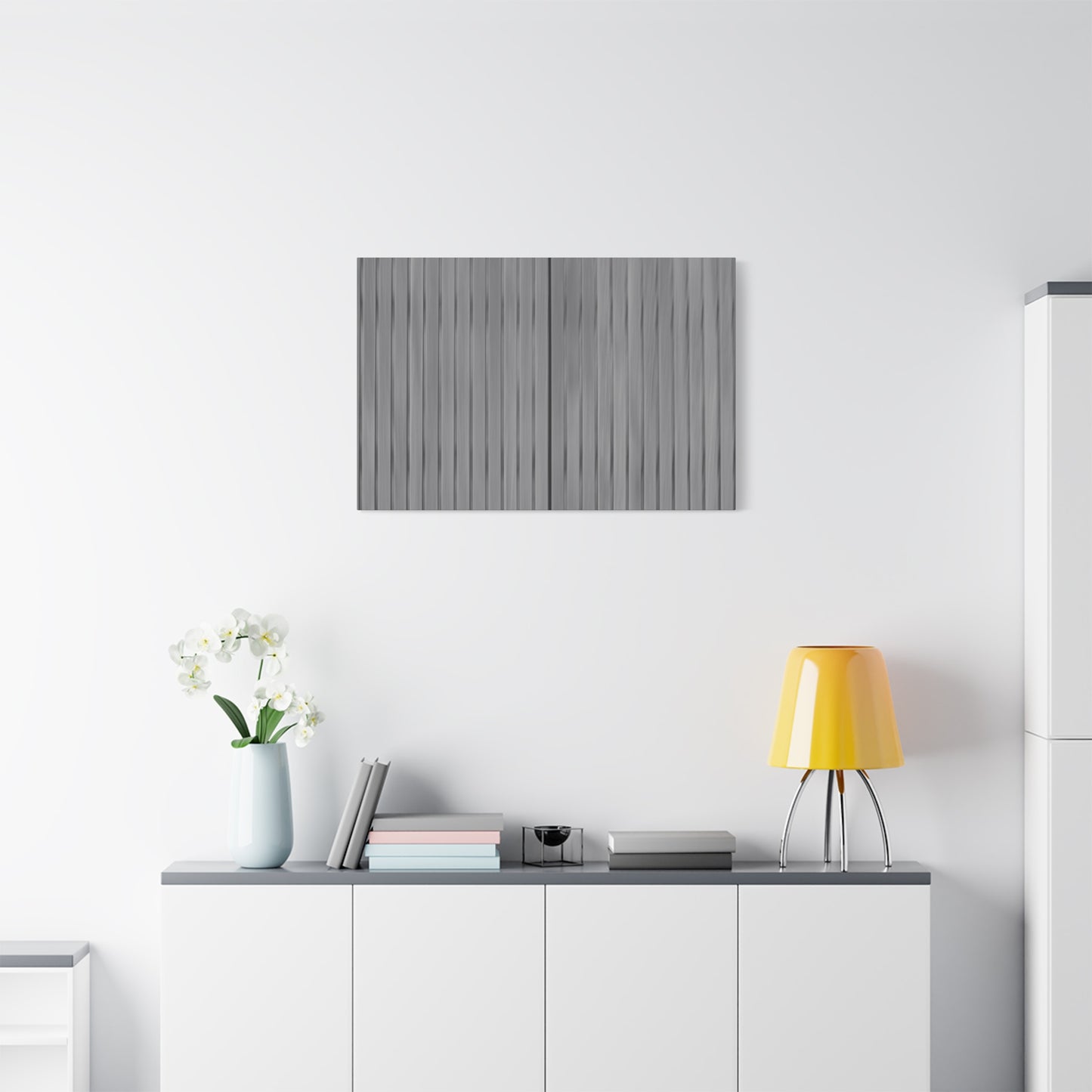 Modern Striped Canvas Art - 1.25" Stretched Wall Decor