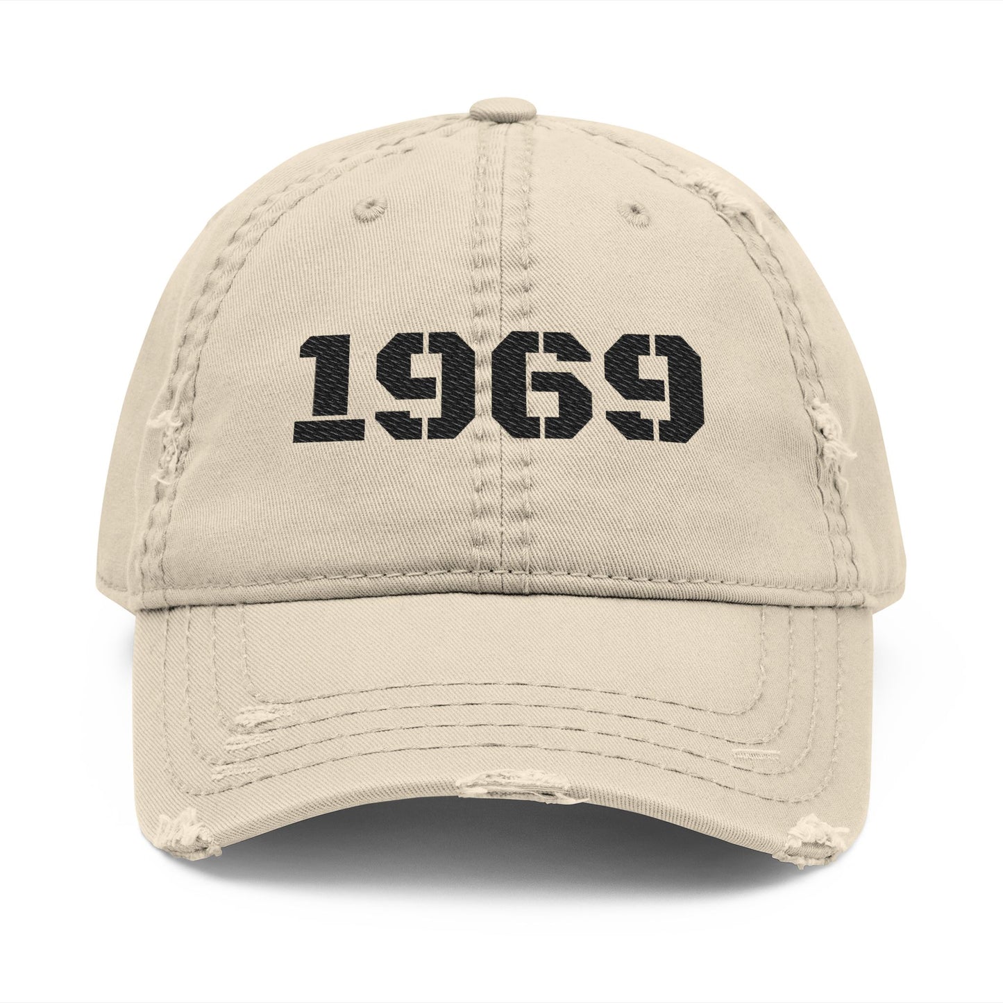Vintage Distressed Dad Hat | 1969 Embroidered Cap for Casual Style, Birthday Gift, Father's Day, Everyday Wear