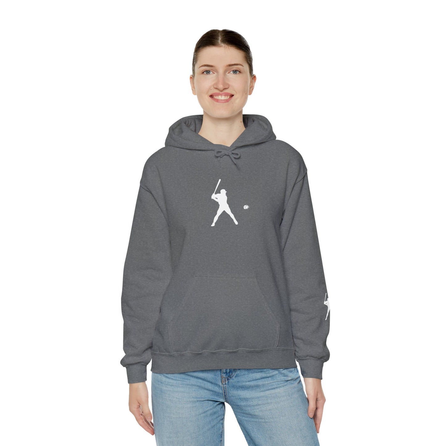 Sporty Unisex Baseball Hooded Sweatshirt, Casual Hoodie for Athletes, Perfect for Gifts, Comfy Streetwear, Ideal for Sports Events, Personal Use