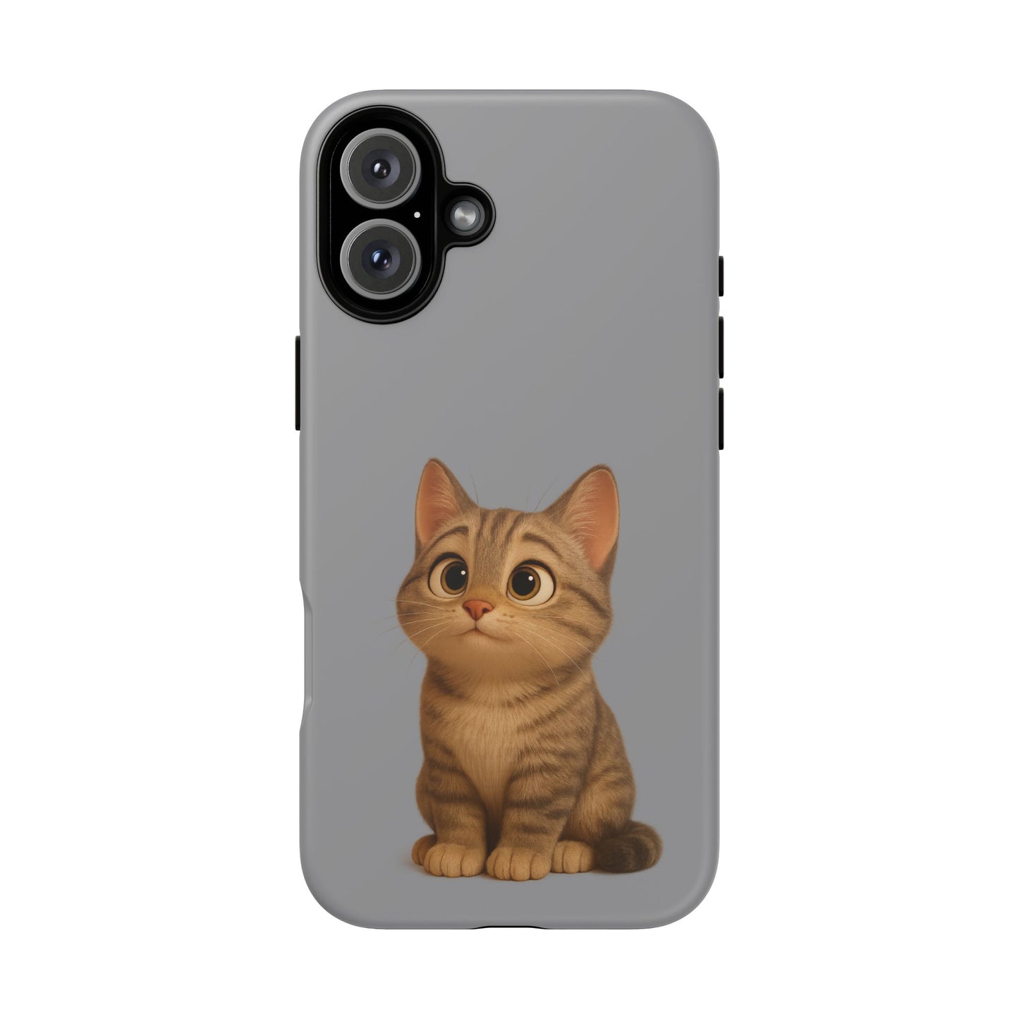 Cute Cat Phone Case, Kawaii Pet Accessory, Gift for Cat Lovers, Animal Phone Cover for Kids, Unique Kitty Design, Birthdays, Holidays